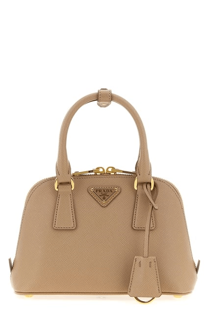 Prada PRADA Cameo Beige Leather Top Handle Bag New & Authentic Size ONE SIZE - 1 Thumbnail