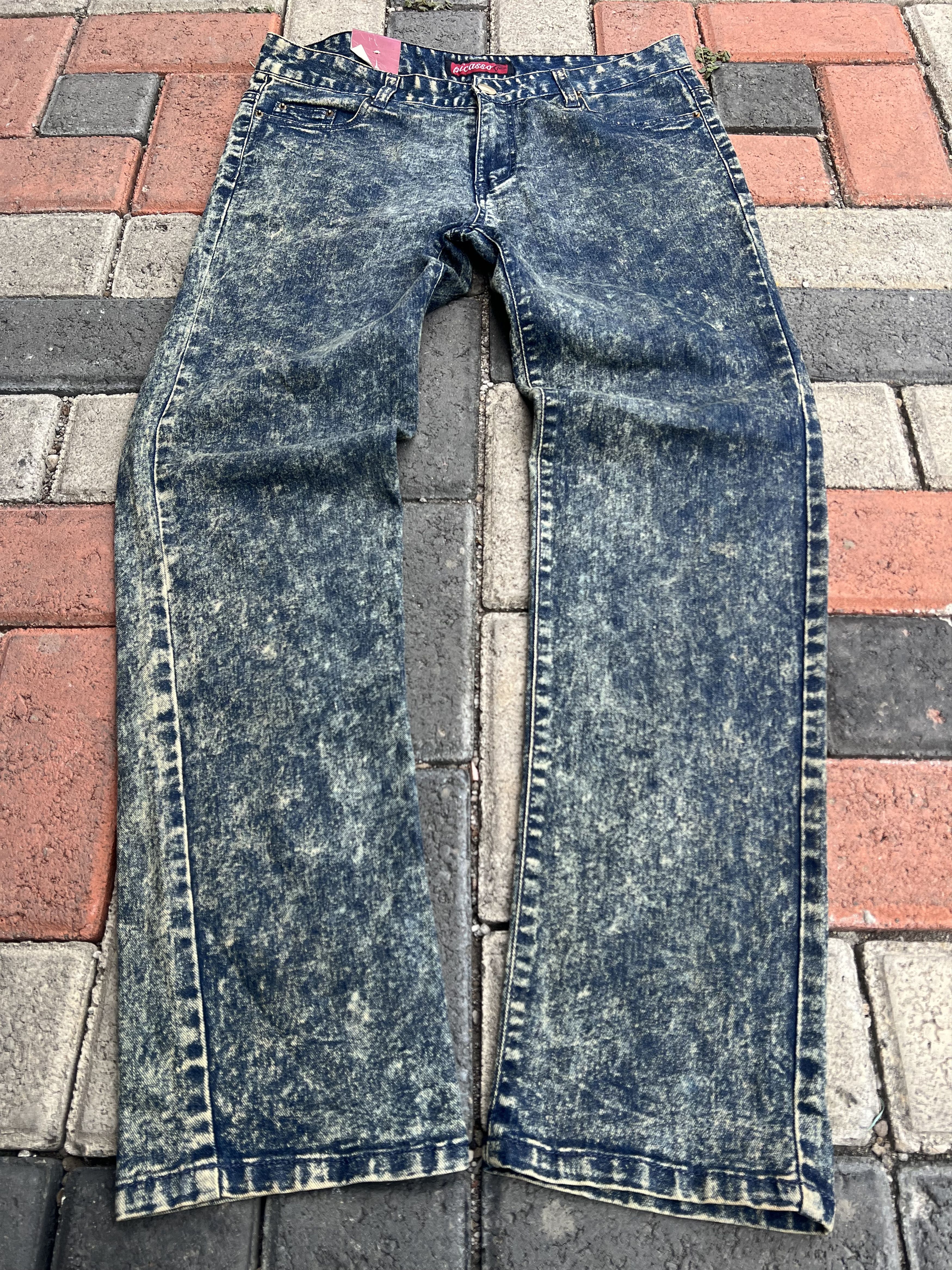 Japanese Brand 2000s Archival Hysteric Loose Fit Wash Jeans y2k Lgb Ifsix Size US 33 - 1 Thumbnail