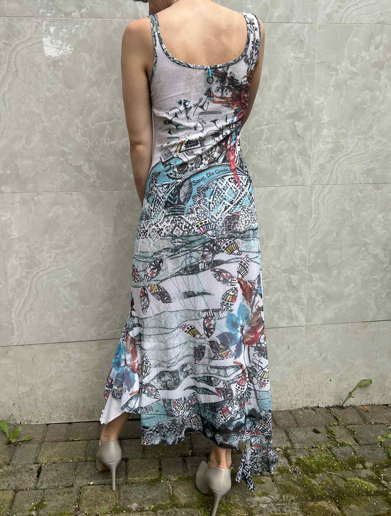 Other Save the Queen Maxi Dress Art Abstract Size L Size L / US 10 / IT 46 - 5 Thumbnail