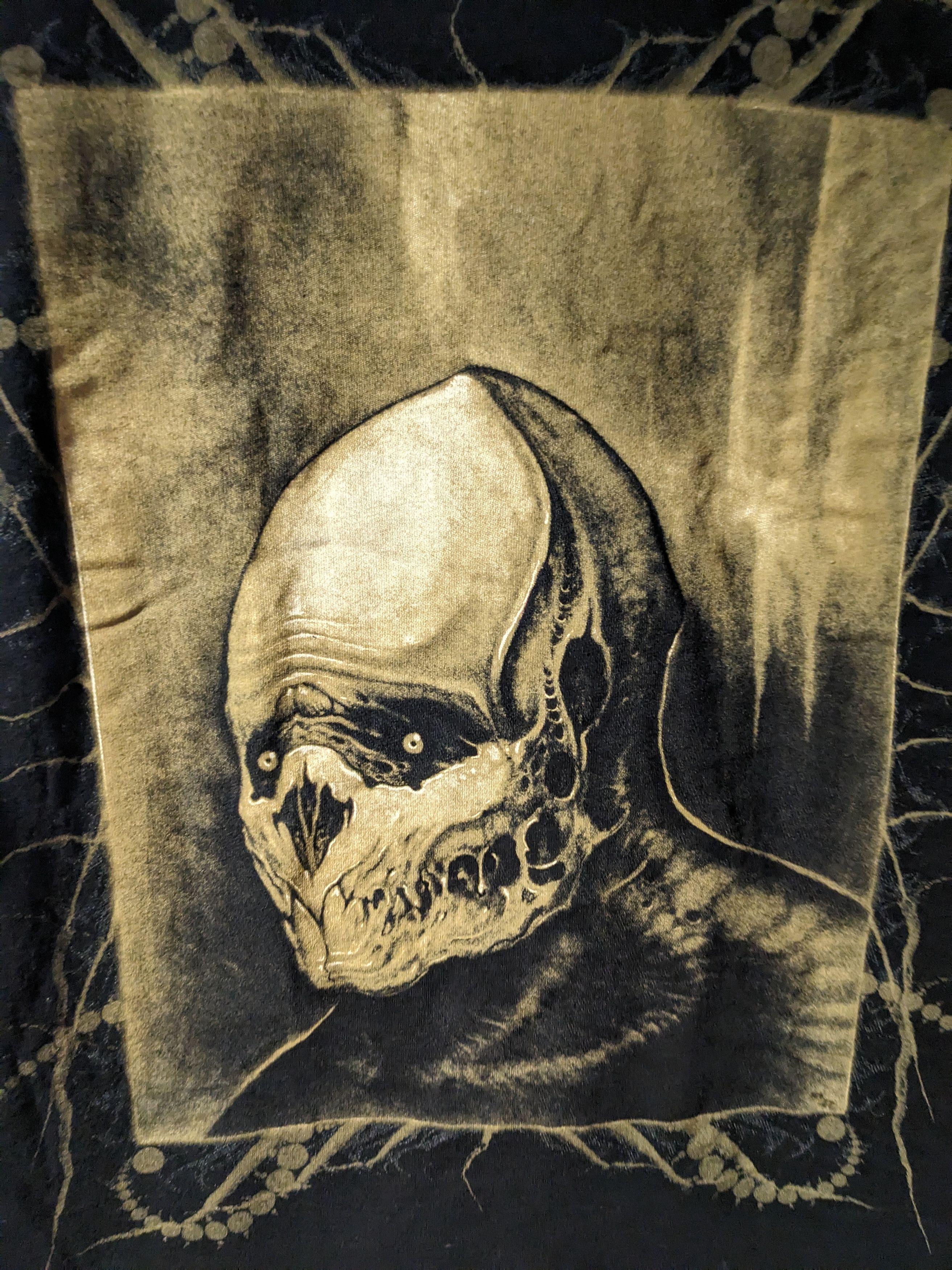 Vintage Vintage Y2K Jesse Levitt Tattoo Artist Skull Medium T-Shirt Size US M / EU 48-50 / 2 - 2 Thumbnail