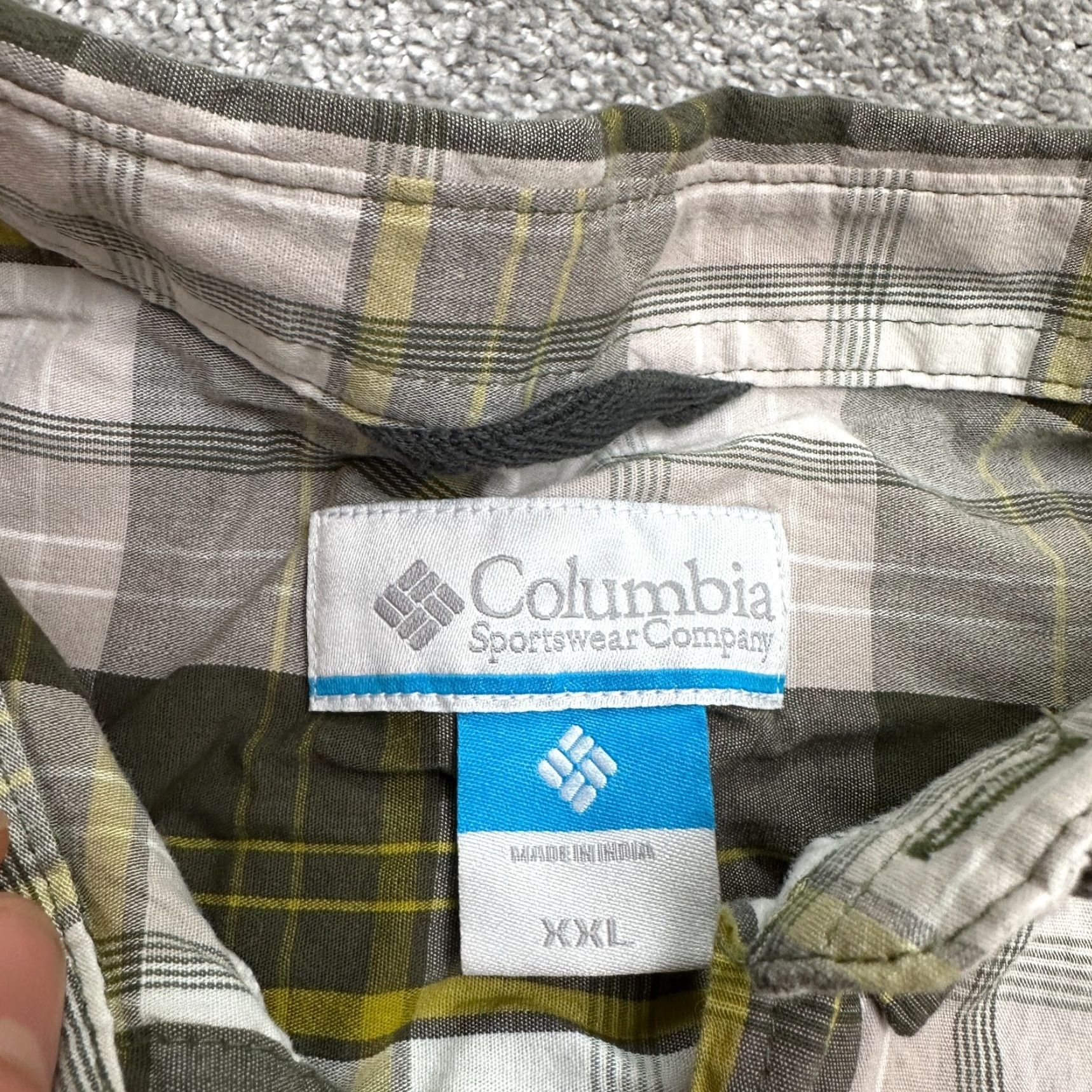 Vintage Columbia Shirt Men 2XL Green Plaid Long Sleeve Button-Down Cotton Casual Outdoor Size US XXL / EU 58 / 5 - 4 Thumbnail