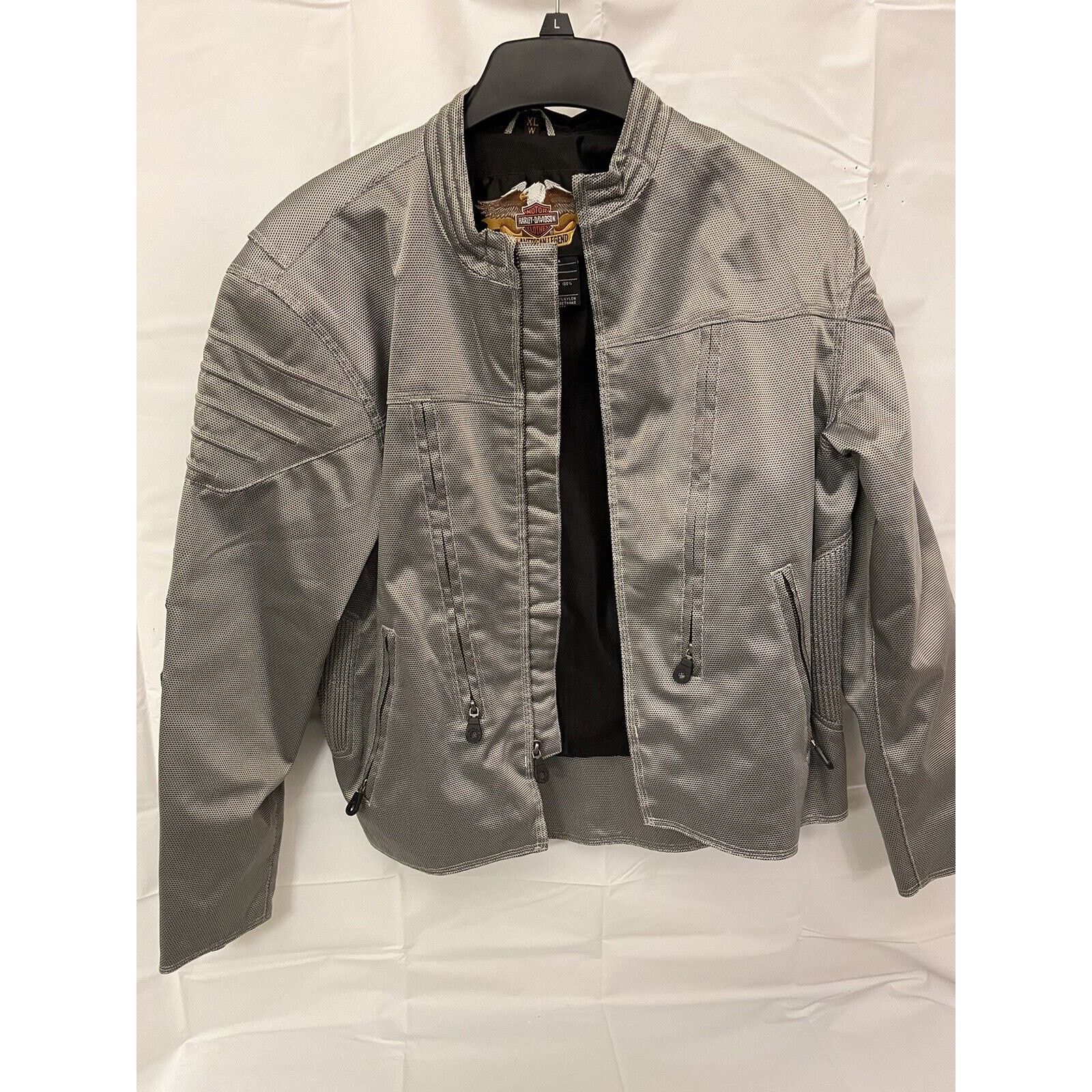 Harley Davidson Harley Davidson Motorcycle Jacket Women’s Extra Large Silver Size XL / US 12-14 / IT 48-50 - 1 Thumbnail