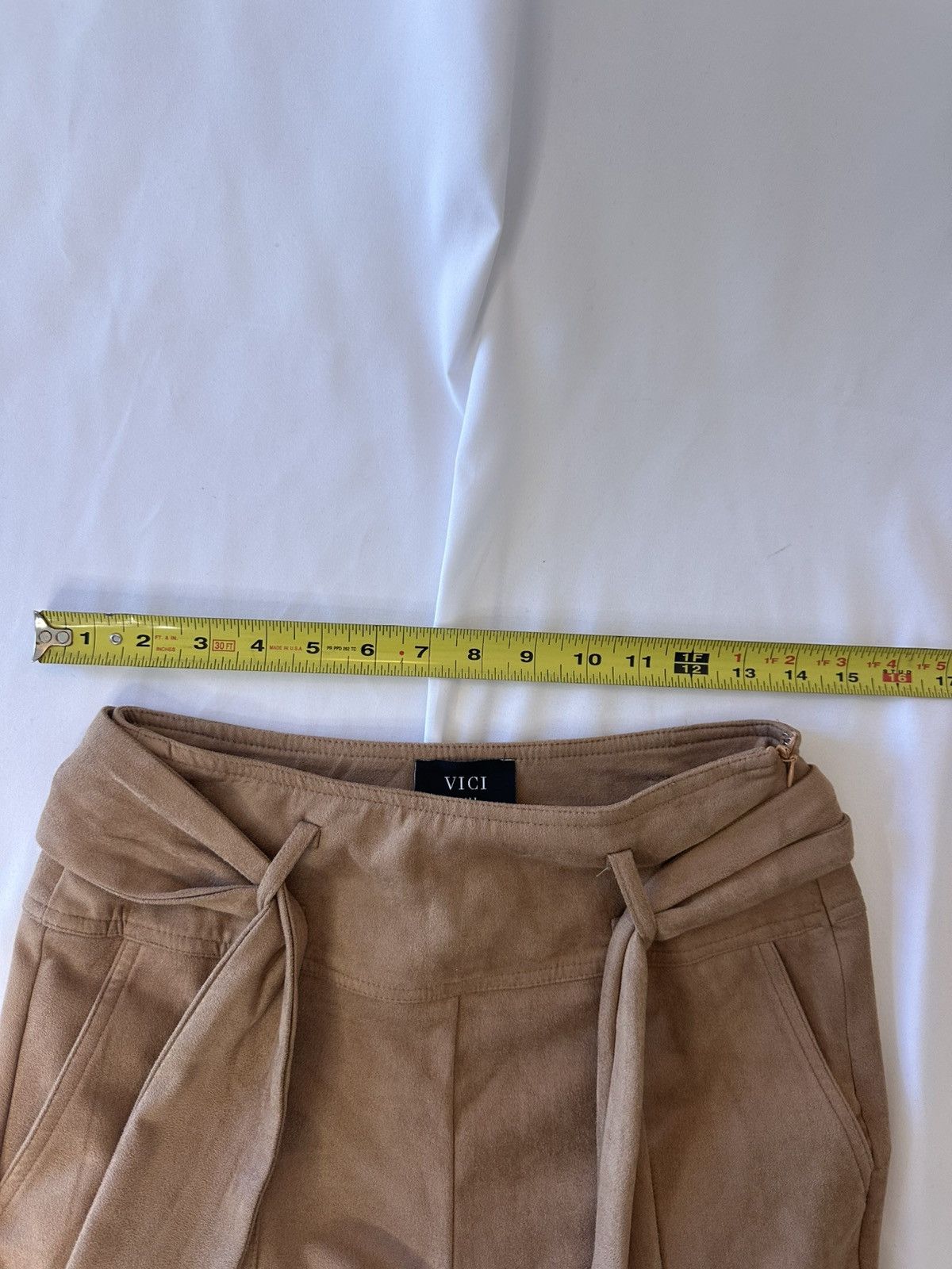 Other Vici Women’s Small/Folk Suede Dress Pants/Belted Size 28" / US 6 / IT 42 - 5 Thumbnail
