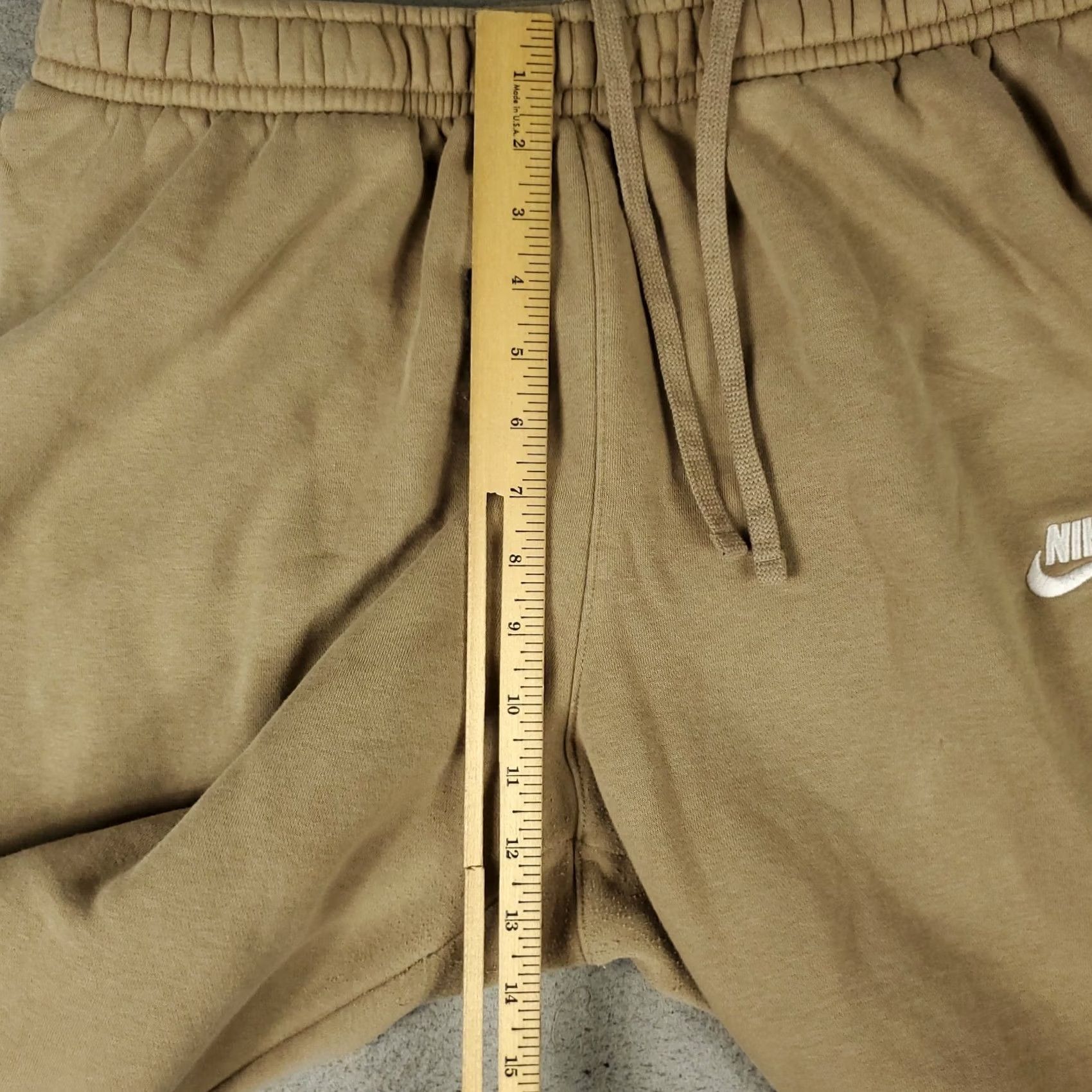 Nike Nike Pants Mens XL Beige Swoosh Track Joggers Sweatpants Regular Fit with Pockets Toys Note: Dri Fit Model—N/A Size US 36 / EU 52 - 6 Thumbnail