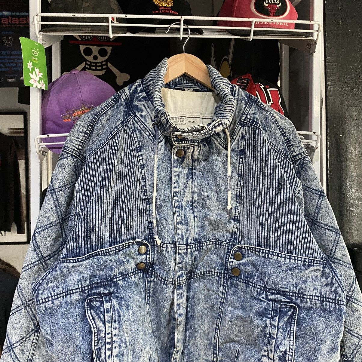If Six Was Nine × Japanese Brand 💥 vintage Japanese denim bomber by Bobson Size US M / EU 48-50 / 2 - 4 Thumbnail
