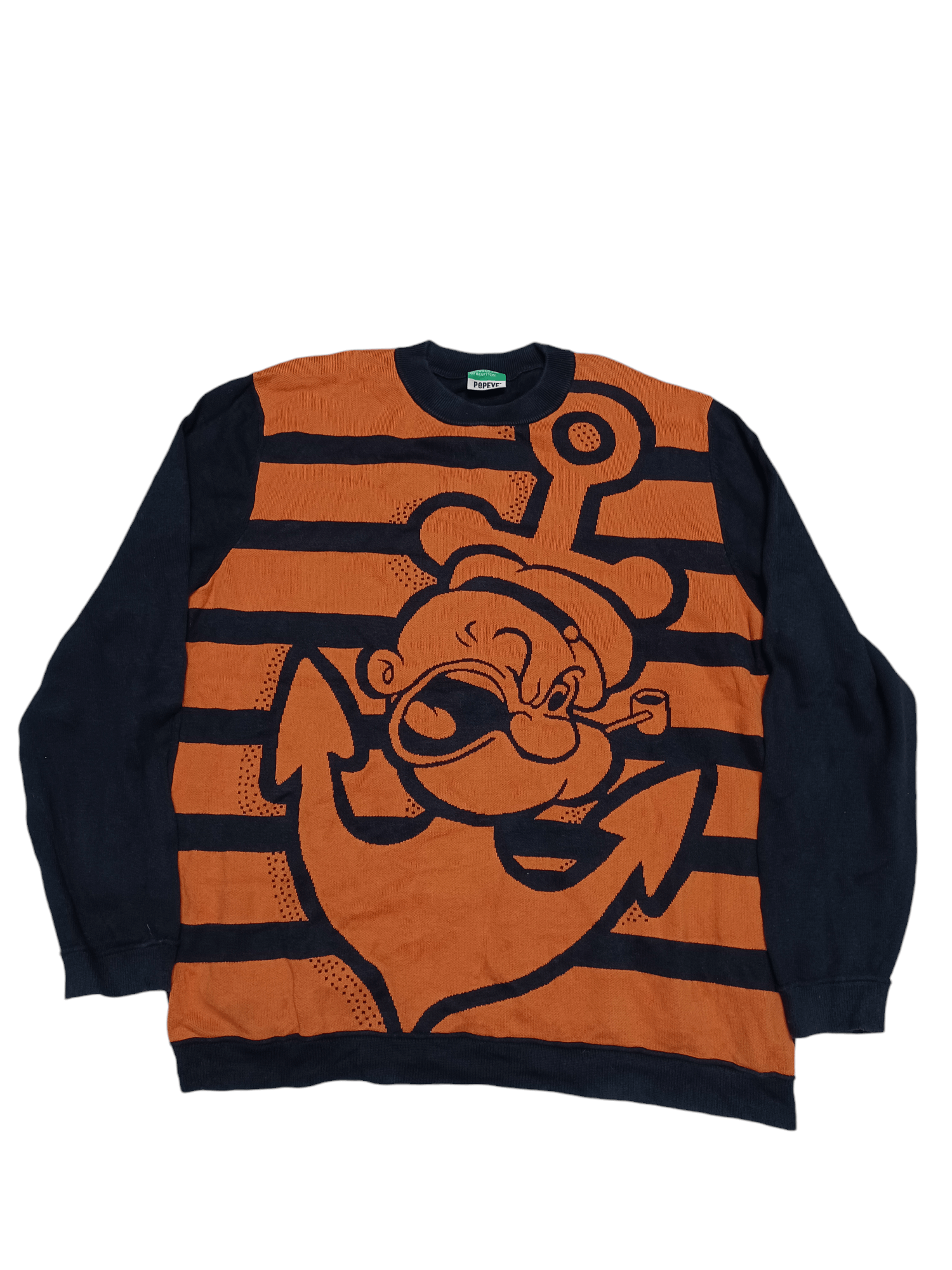 United Colors Of Benetton POPEYE X UNITED COLORS OF BENETTON MADE IN ROMANIA SWEATER Size US XL / EU 56 / 4 - 1 Thumbnail