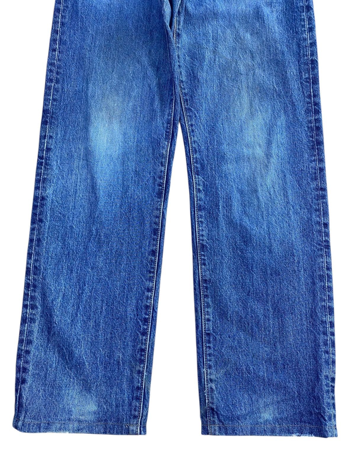 Uniqlo Uniqlo Faded Blue Light Blue Wash Style Loose Jeans Size US 30 / EU 46 - 9 Thumbnail
