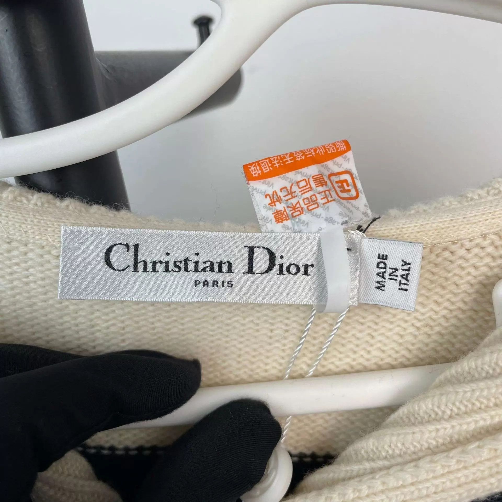Dior Dior 34 navy collar black white stripe knit 98 new Size XS / US 0-2 / IT 36-38 - 3 Thumbnail
