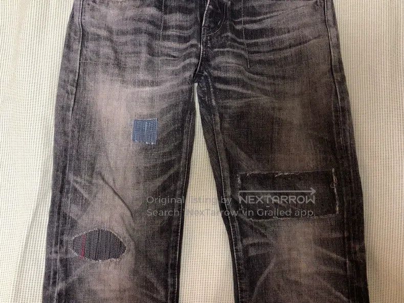 Neighborhood Neighborhood size M 15AW Quiet Patch Black Denim King Size US 27 - 2 Thumbnail