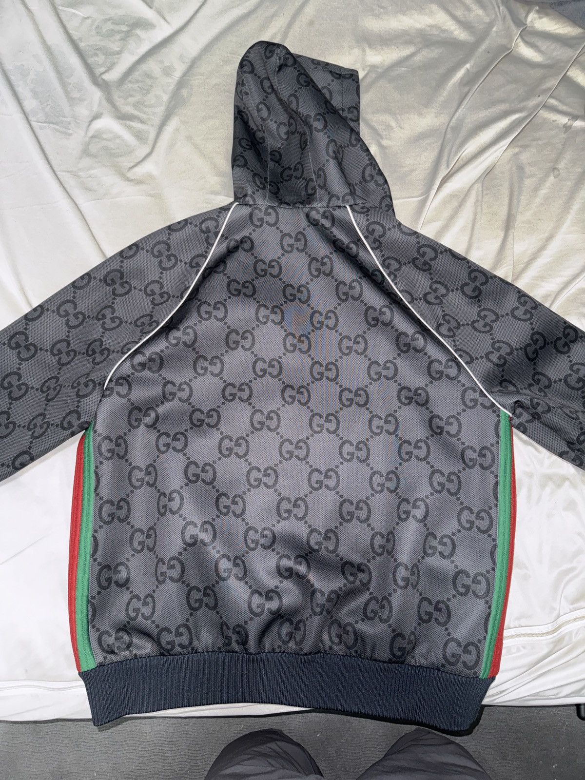 Gucci GUCCI LIGHT NEOPRENE JUMBO GG HOODED JACKET Size US XS / EU 42 / 0 - 4 Thumbnail