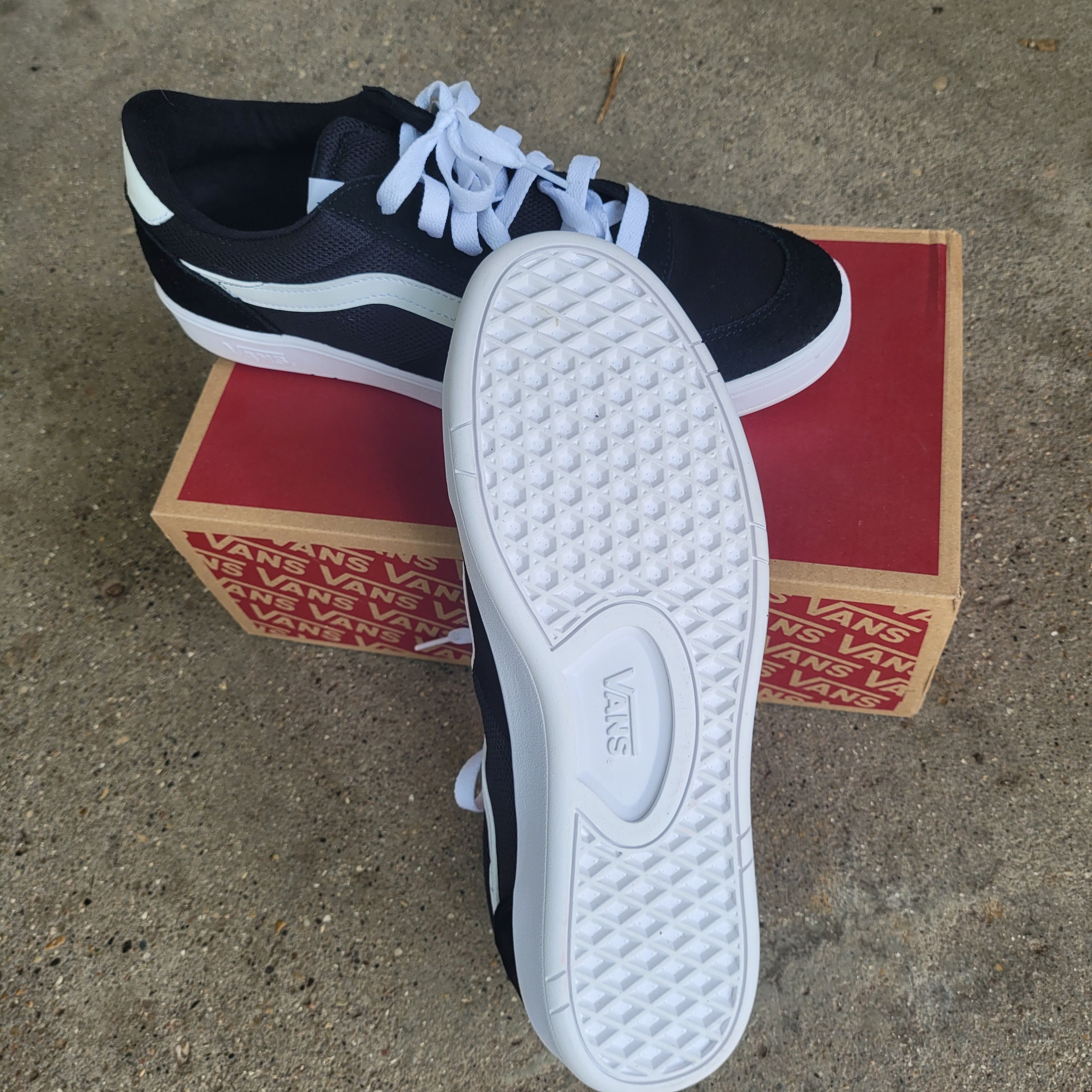 Vans Cruze Too CC Vans Low Top Sneakers (Staple) Black/White Size US 12 / EU 45 - 4 Thumbnail