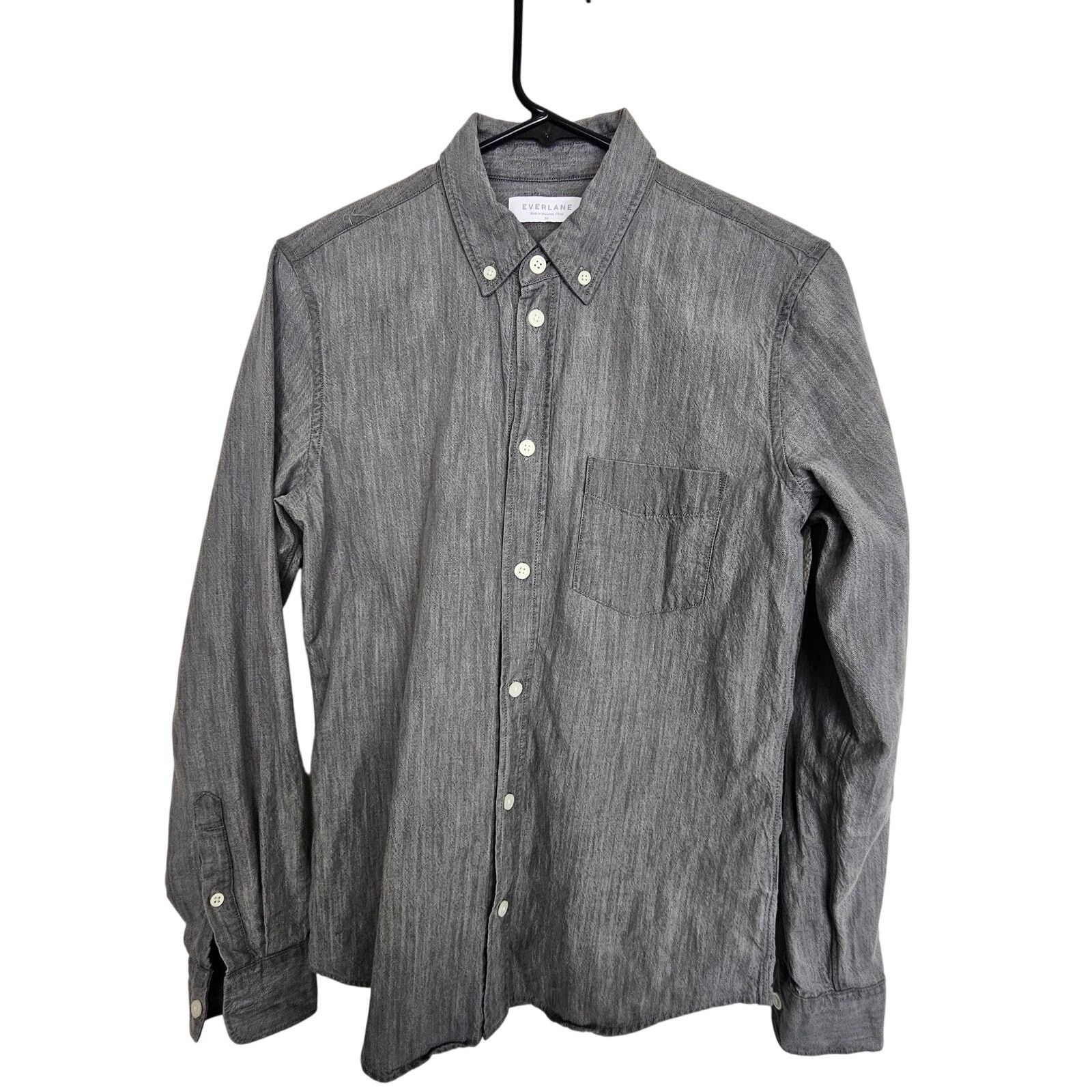 Everlane Everlane Shirt Light Gray Button Down Long Sleeve Shirt XS Size US XS / EU 42 / 0 - 1 Thumbnail