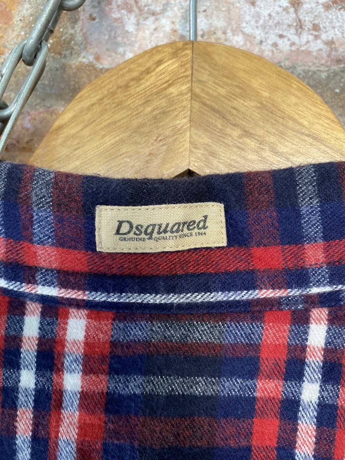 Dsquared2 AW11 Shadow Flannel hybrid leather trim button uo Size US M / EU 48-50 / 2 - 11 Thumbnail
