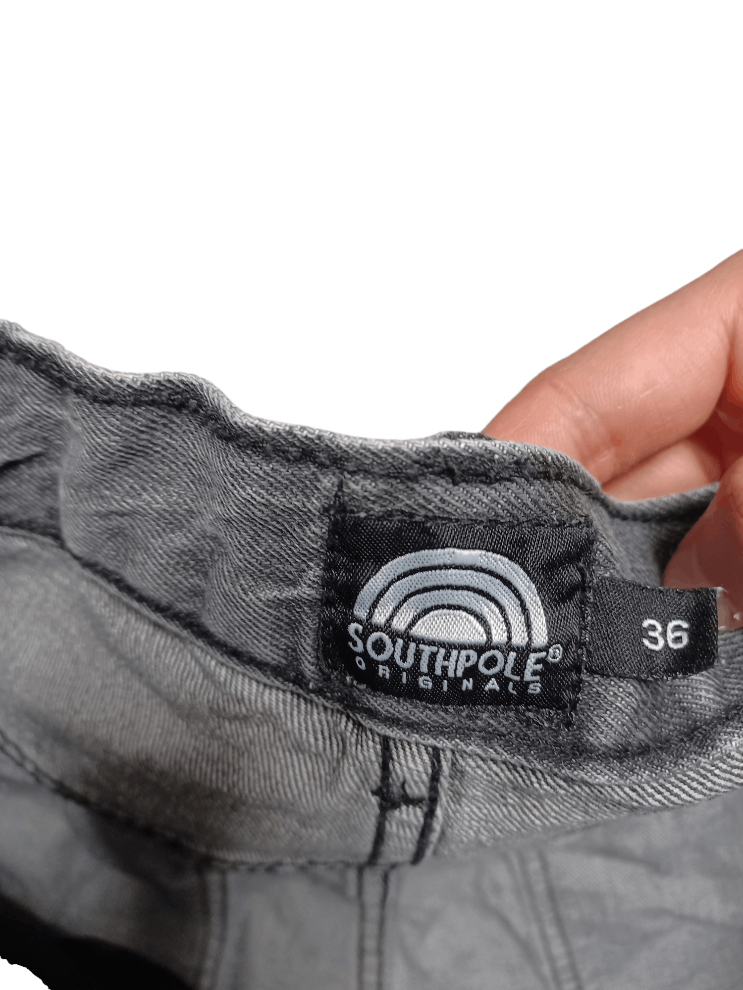 Southpole SOUTHPOLE BAGGY BIGLOGO EMBROIDERED SK8 Y2K JEANS DENIM Size US 36 / EU 52 - 4 Thumbnail