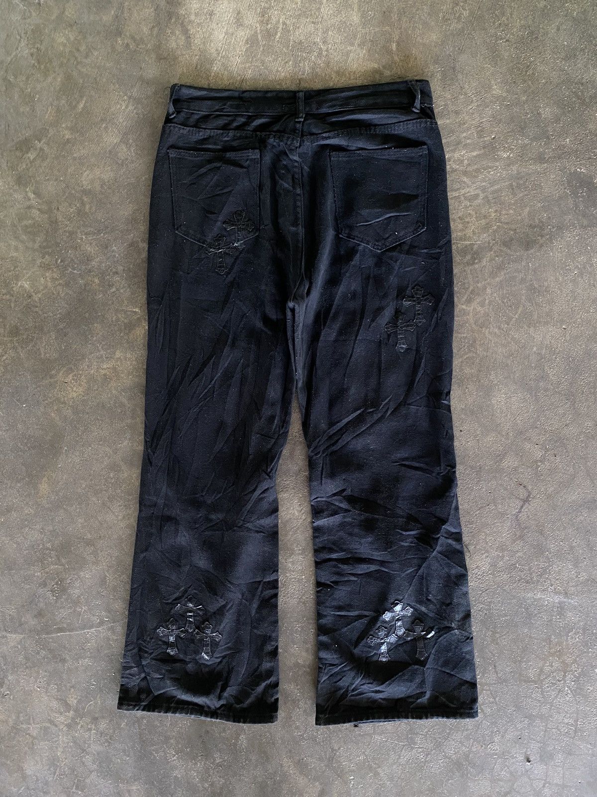 14th Addiction Y2K PUNKS IFSIXWASNINE DENIM PANTS Size US 34 / EU 50 - 2 Thumbnail
