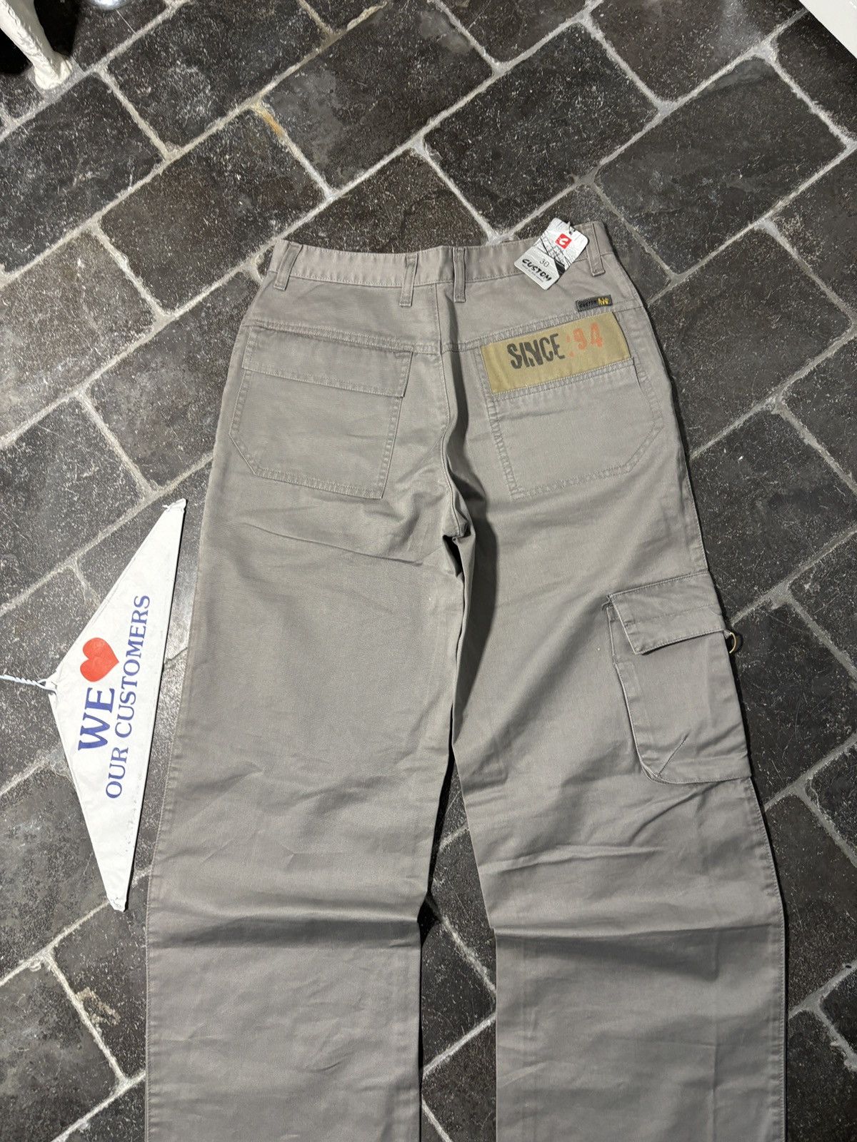Vintage Y2K Deadstock Vintage Cargo Pants Combat Utility 1990s 2000s Size US 30 / EU 46 - 4 Thumbnail