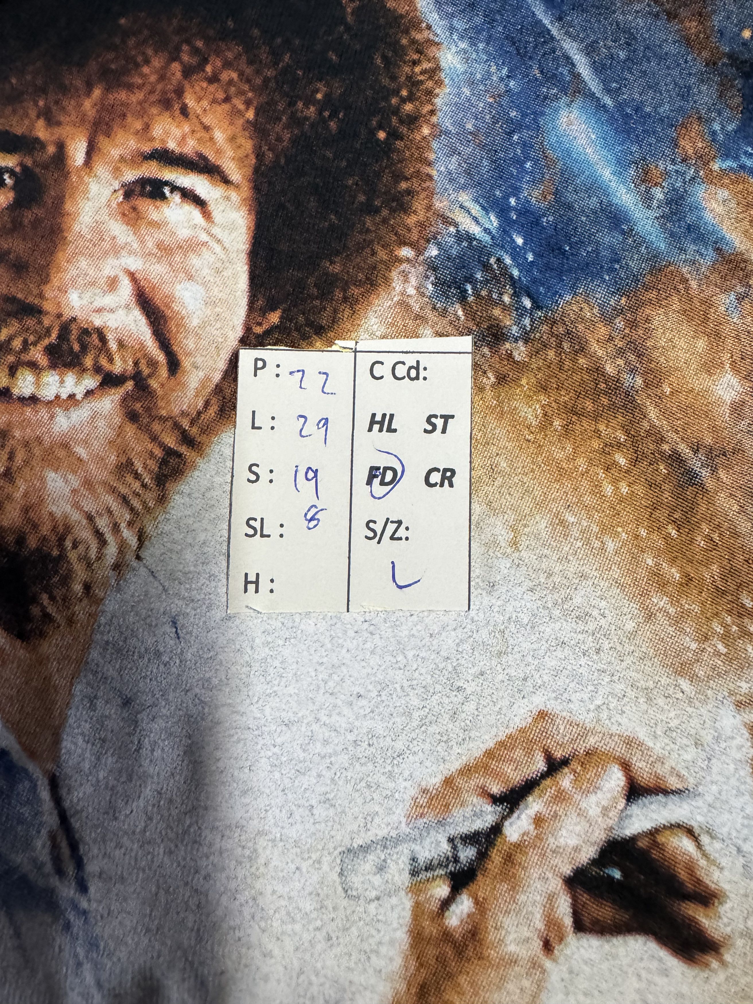 Other VINTAGE BOB ROSS PAINTER ART TEE picasso van gogh vinci Size US L / EU 52-54 / 3 - 17 Thumbnail