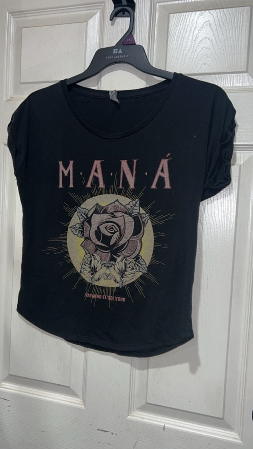 Next Level Apparel Women's Next Level Apparel Black Maná Graphic Short Sleeve T Size S / US 4 / IT 40 - 2 Thumbnail