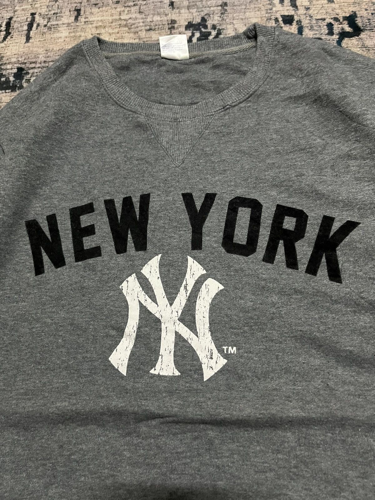 MLB 🔥MLB x NY New York Big Logo Sweetshirts Size US XXL / EU 58 / 5 - 2 Thumbnail