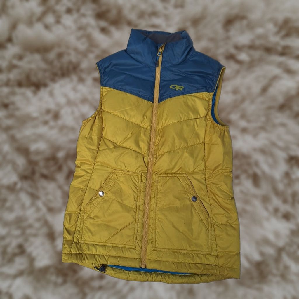 Outdoor Research OR Womens Transcendent Down Insulated Puffer Vest Hiking Small