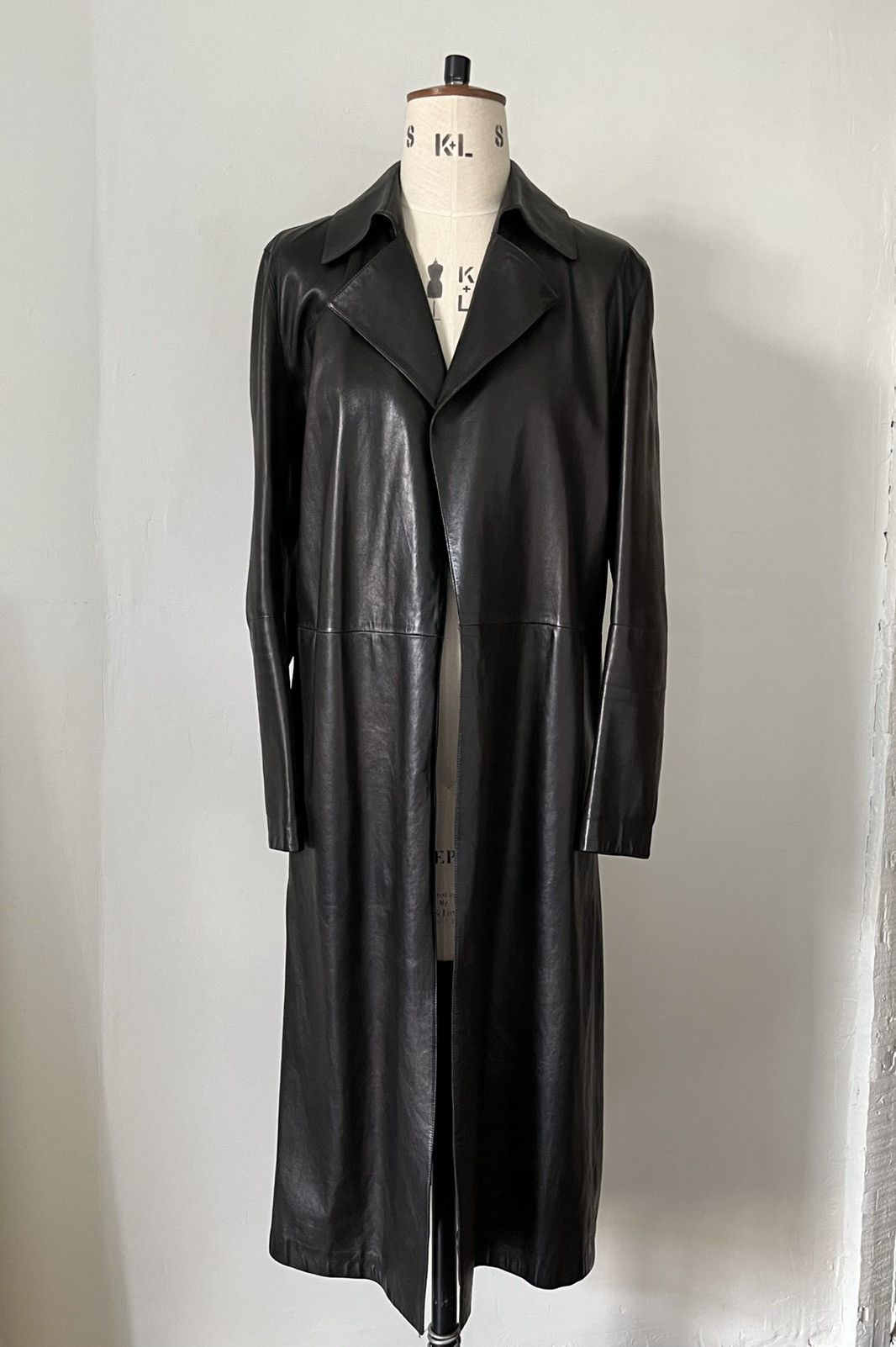 Gucci Rare Vintage Leather Trench Coat Size S / US 4 / IT 40 - 7 Thumbnail