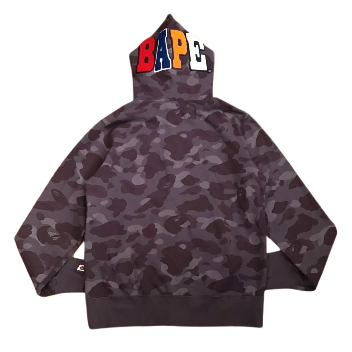 Bape BAPE Color Camo 2nd Ape Full Zip Hoodie Burgundy Size US XL / EU 56 / 4 - 3 Thumbnail