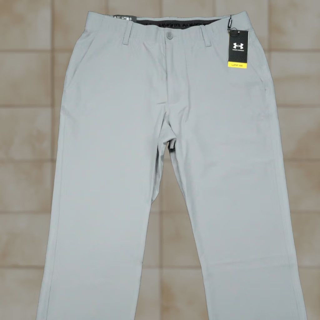 Under Armour Under Armour Pants Mens 36x32 Gray UA Drive Golf Stretch Trouser Straight Pants Size US 36 / EU 52 - 1 Thumbnail