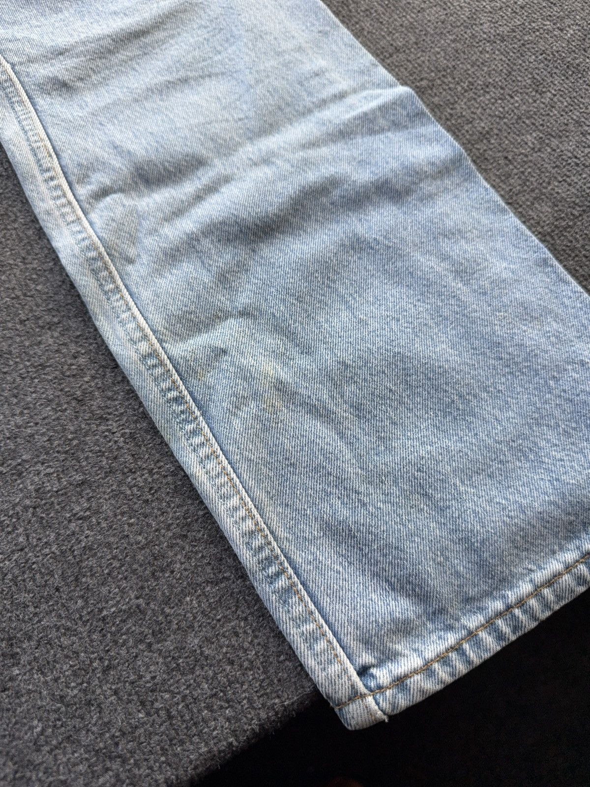 Levi's Vintage Clothing Vintage 90s Levi’s 501 Distressed Western USA Straight Jeans Size US 32 / EU 48 - 14 Thumbnail