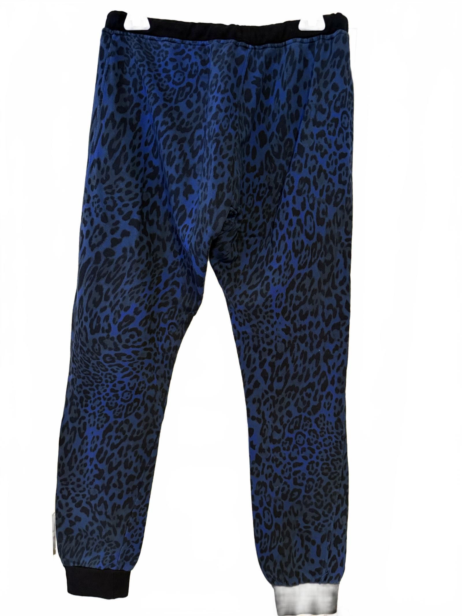 Other NWOT Happiness Sweatpants-Blue Cheetah Size 36" / US 14 / IT 50 - 7 Thumbnail