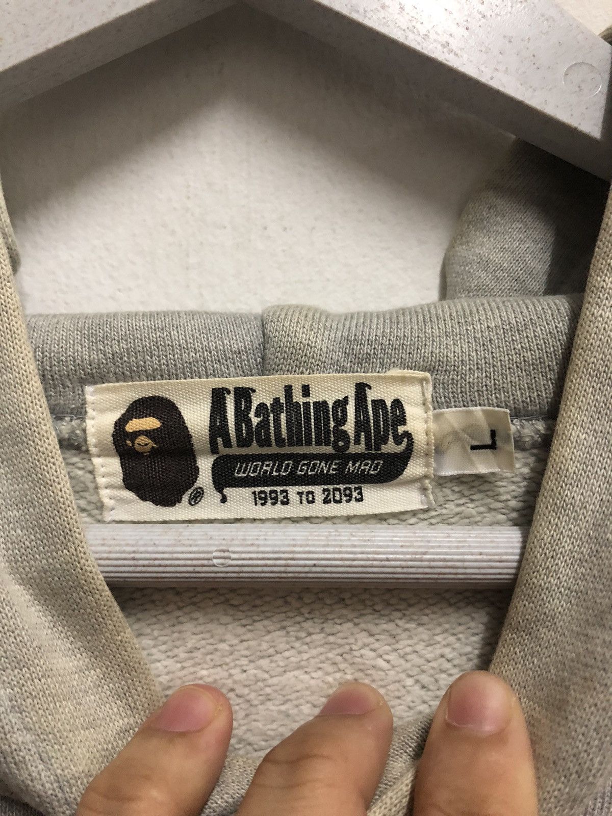 Bape × Vintage A bathing ape hoodie Size US L / EU 52-54 / 3 - 3 Thumbnail