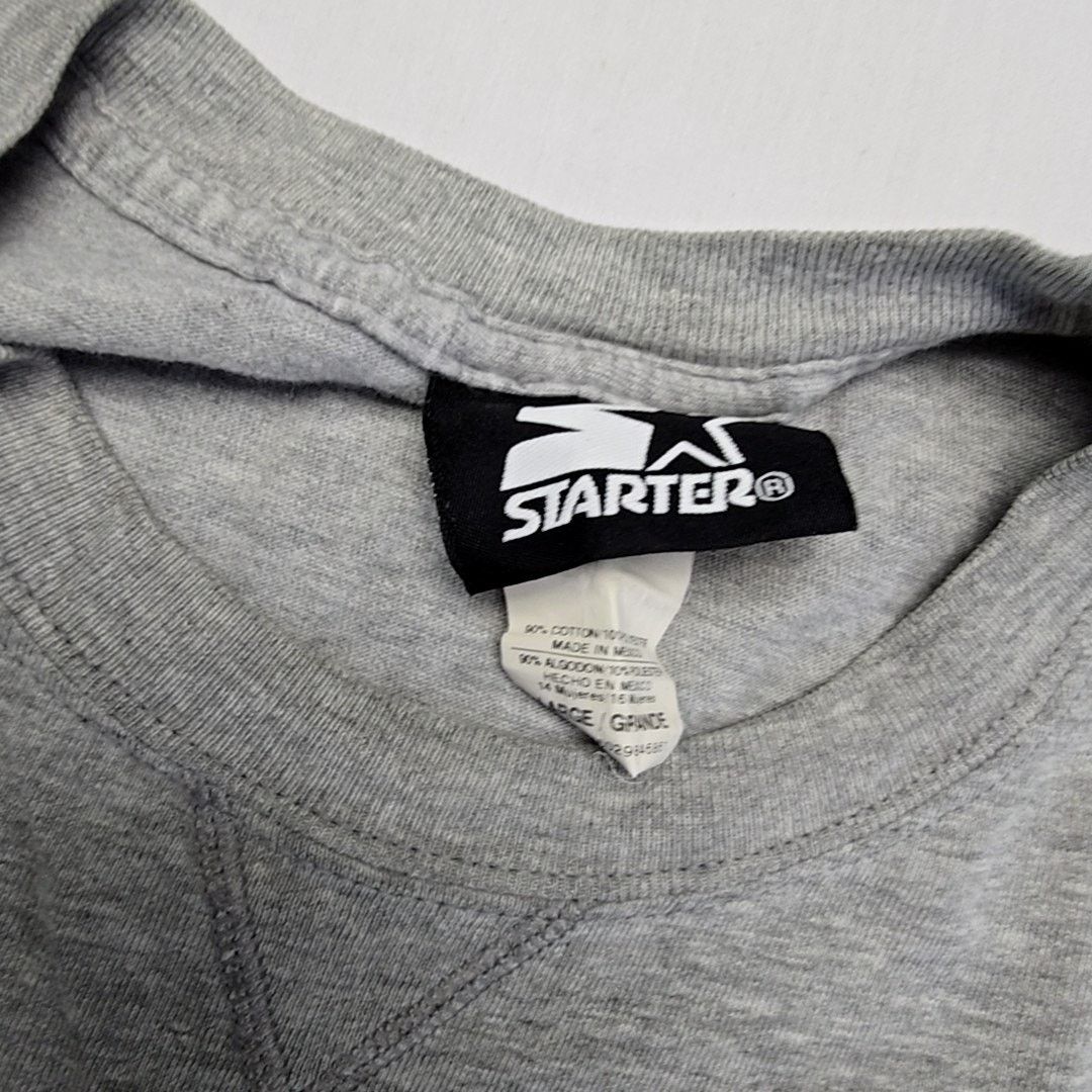Starter Vintage Starter Shirt Logo Gray Graphic L Tee Y2K Size US L / EU 52-54 / 3 - 7 Thumbnail