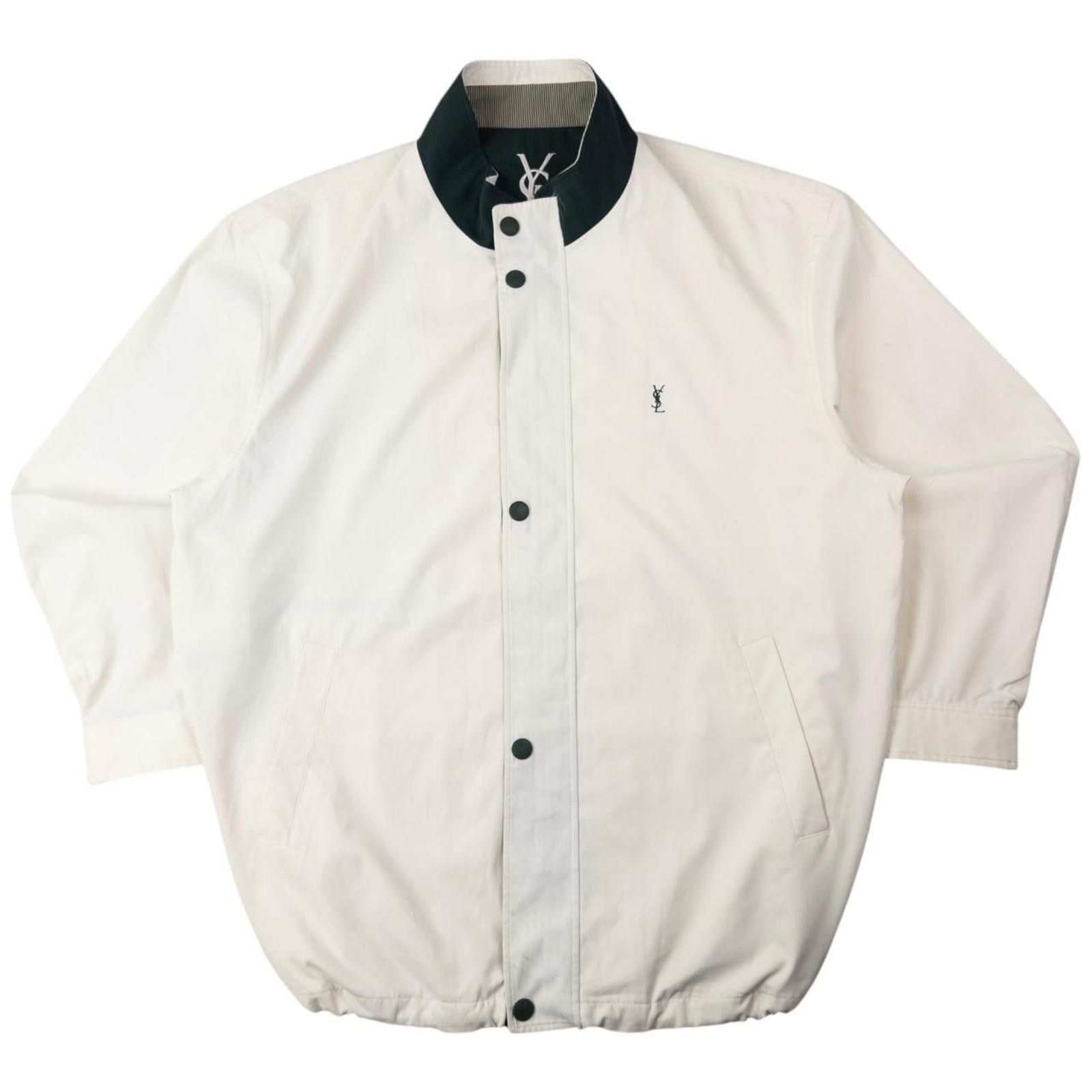 Yves Saint Laurent Vintage YSL Yves Saint Laurent Zip Up Jacket Size L Size US L / EU 52-54 / 3 - 1 Thumbnail