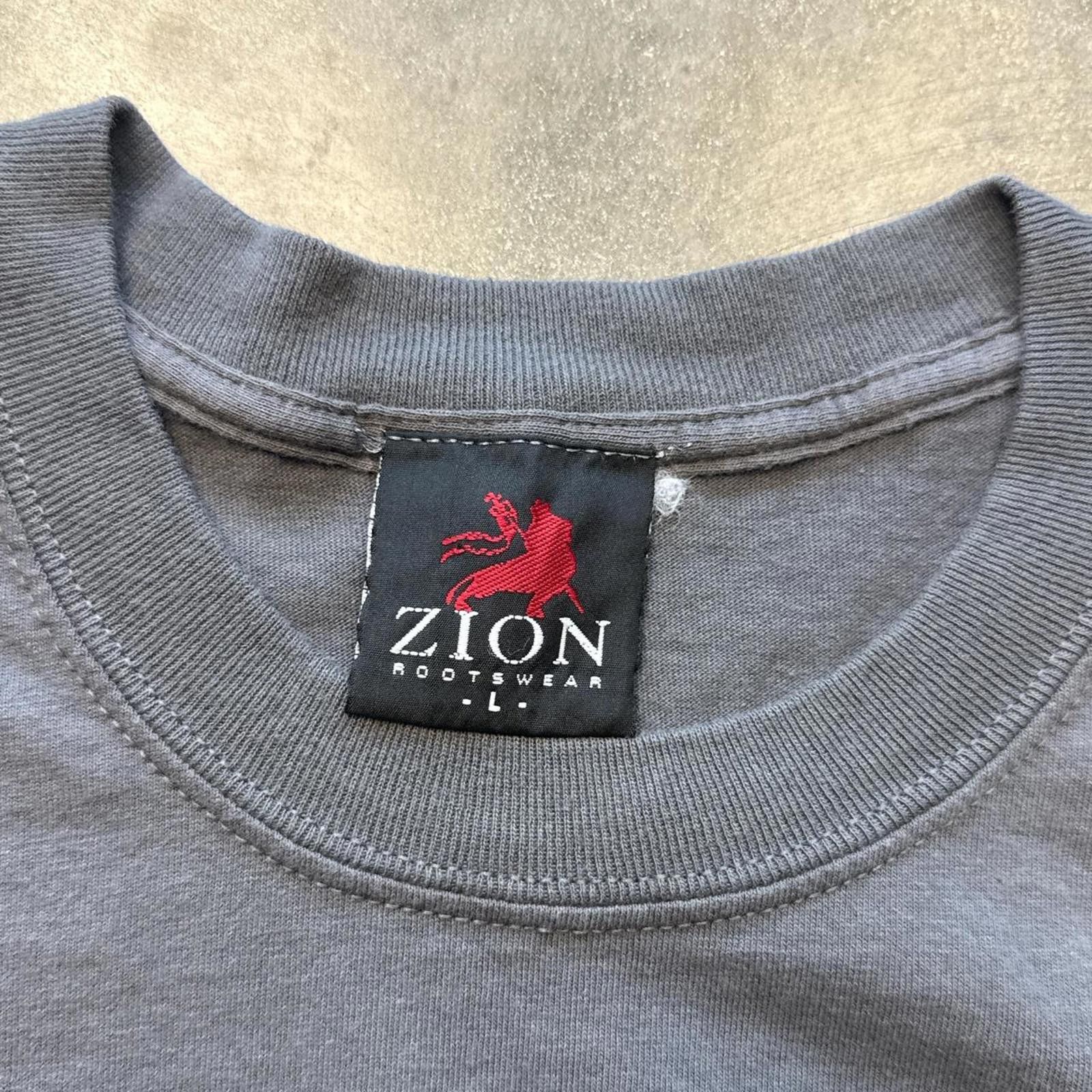 Other Herb Vintage 2000's Grey Zion Graphic T-Shirt Size US L / EU 52-54 / 3 - 5 Thumbnail