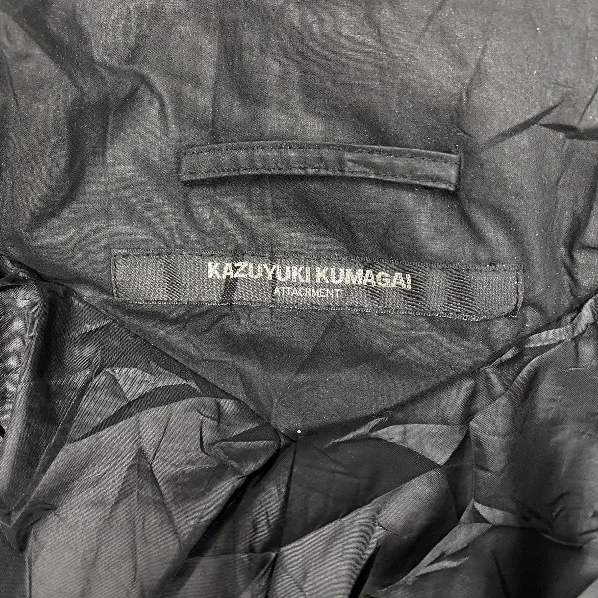 Attachment × Japanese Brand × Kazuyuki Kumagai Attachment Kazuyuki Kumagai Attachment Asymmetrical Down Jacket Size US M / EU 48-50 / 2 - 14 Thumbnail