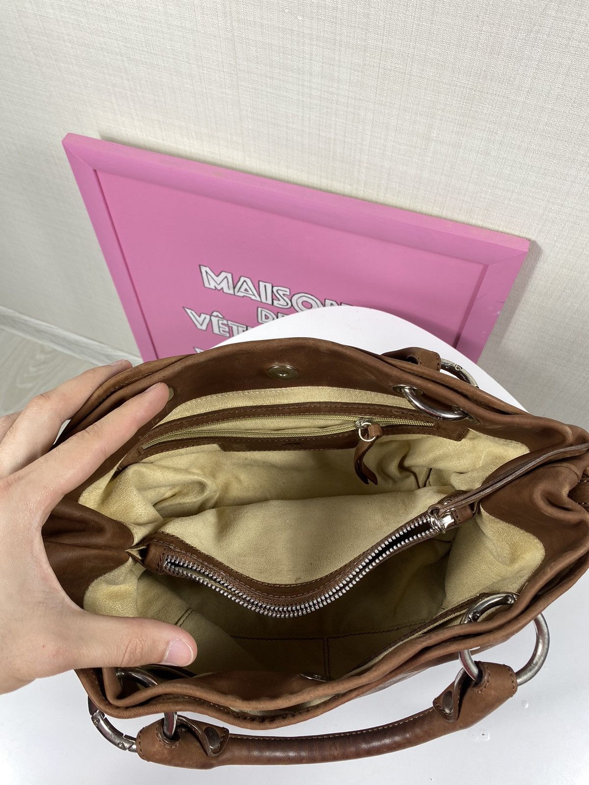 Designer Braun Buffel Leather Handbag Size ONE SIZE - 10 Thumbnail