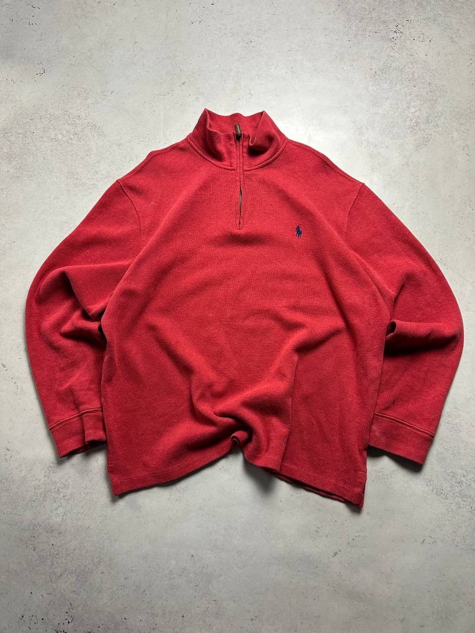 Polo Ralph Lauren Vintage Polo Ralph Lauren Quarter Zip Sweater Y2K XL Size US XL / EU 56 / 4 - 3 Thumbnail