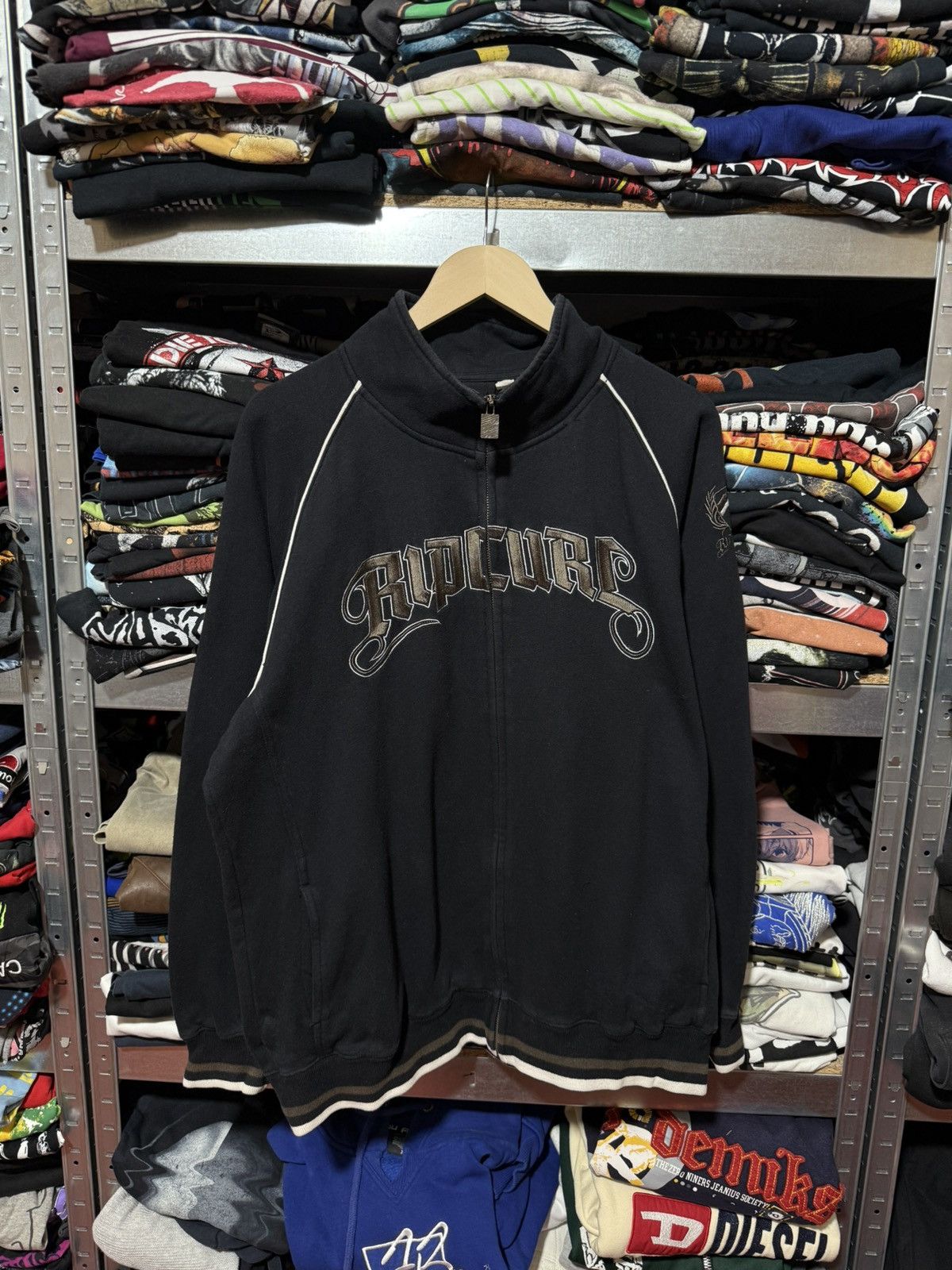 Rip Curl Vintage Rip Curl Surding Full Zip Sweater Jacket Y2K Hype Size US L / EU 52-54 / 3 - 1 Thumbnail