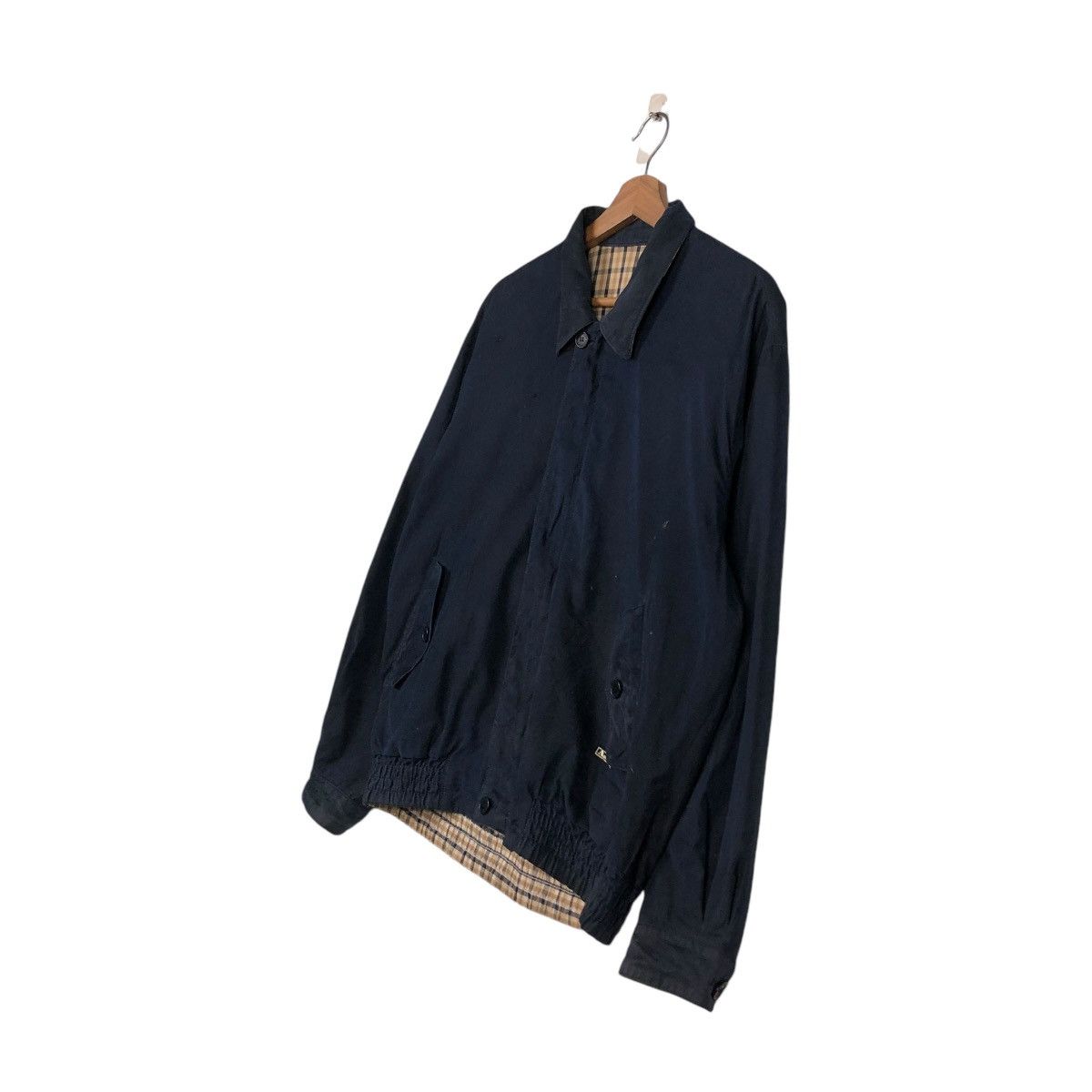 Japanese Brand 🔥VINTAGE BOMBER JACKET REVERSIBLE AQUASCUTUM OF LONDON Size US L / EU 52-54 / 3 - 5 Thumbnail