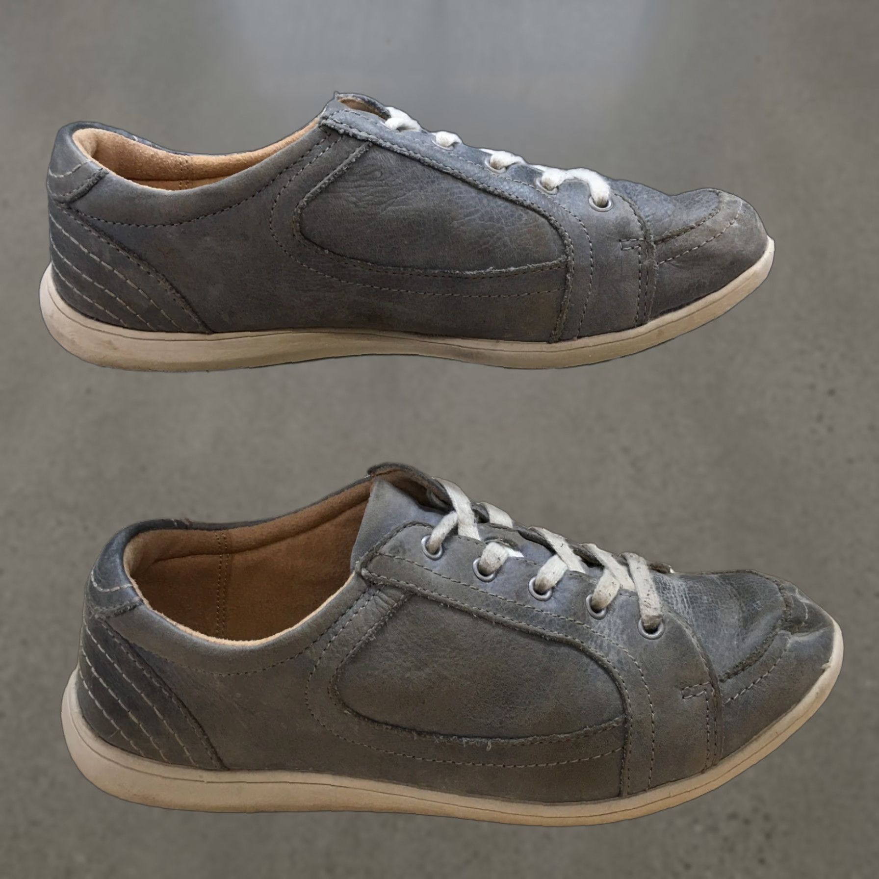 Naturalizer Naturalizer Jaden Sneakers Womens 6.5M Leather Blue Lace Up Low Top Casual Shoe Size M / US 6-8 / IT 42-44 - 1 Thumbnail