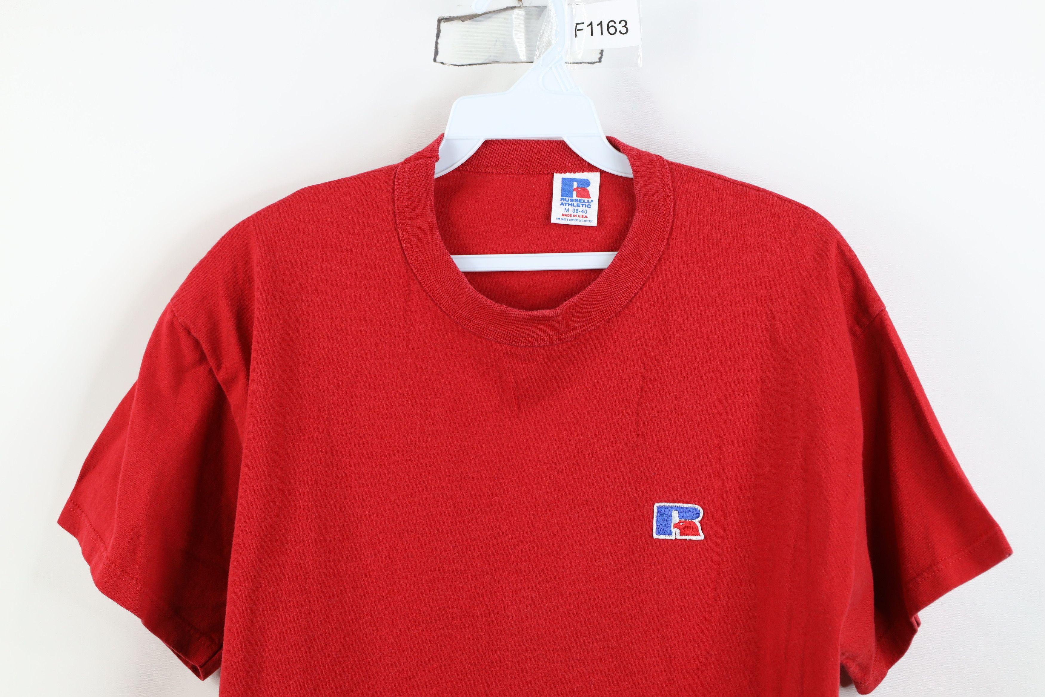Russell Athletic Vintage 90s Russell Athletic Short Sleeve T-Shirt Cotton USA Size US M / EU 48-50 / 2 - 2 Thumbnail