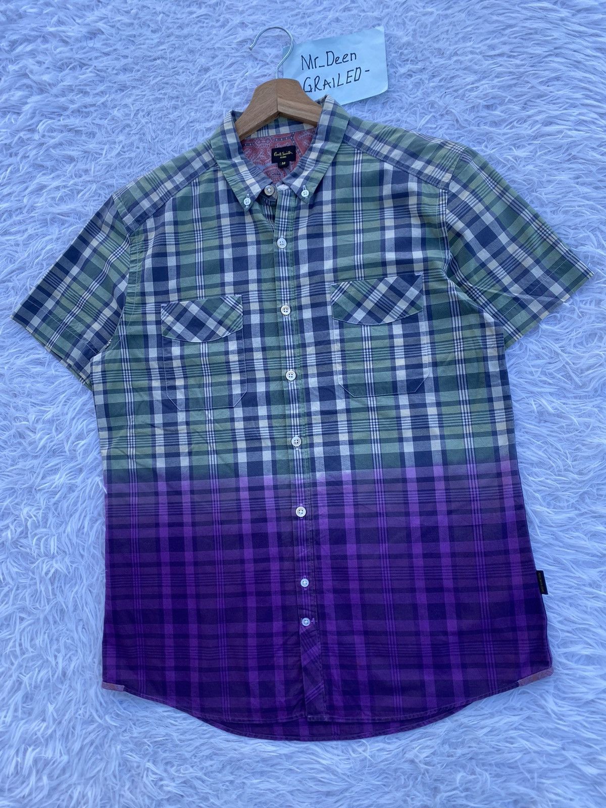 Paul Smith Rare Paul Smith Checkered Buttons Up Shirt Size US M / EU 48-50 / 2 - 3 Thumbnail