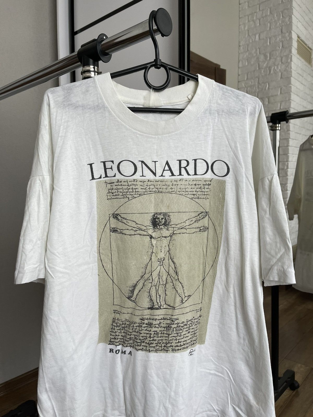 Other Leonardo Da Vinci Art Vintage T-Shirt Tee 90s Size US L / EU 52-54 / 3 - 5 Thumbnail