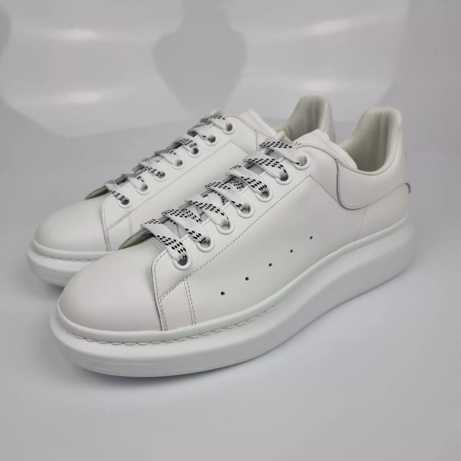 ALEXANDER MCQUEEN Larry Oversized White Leather Sneakers