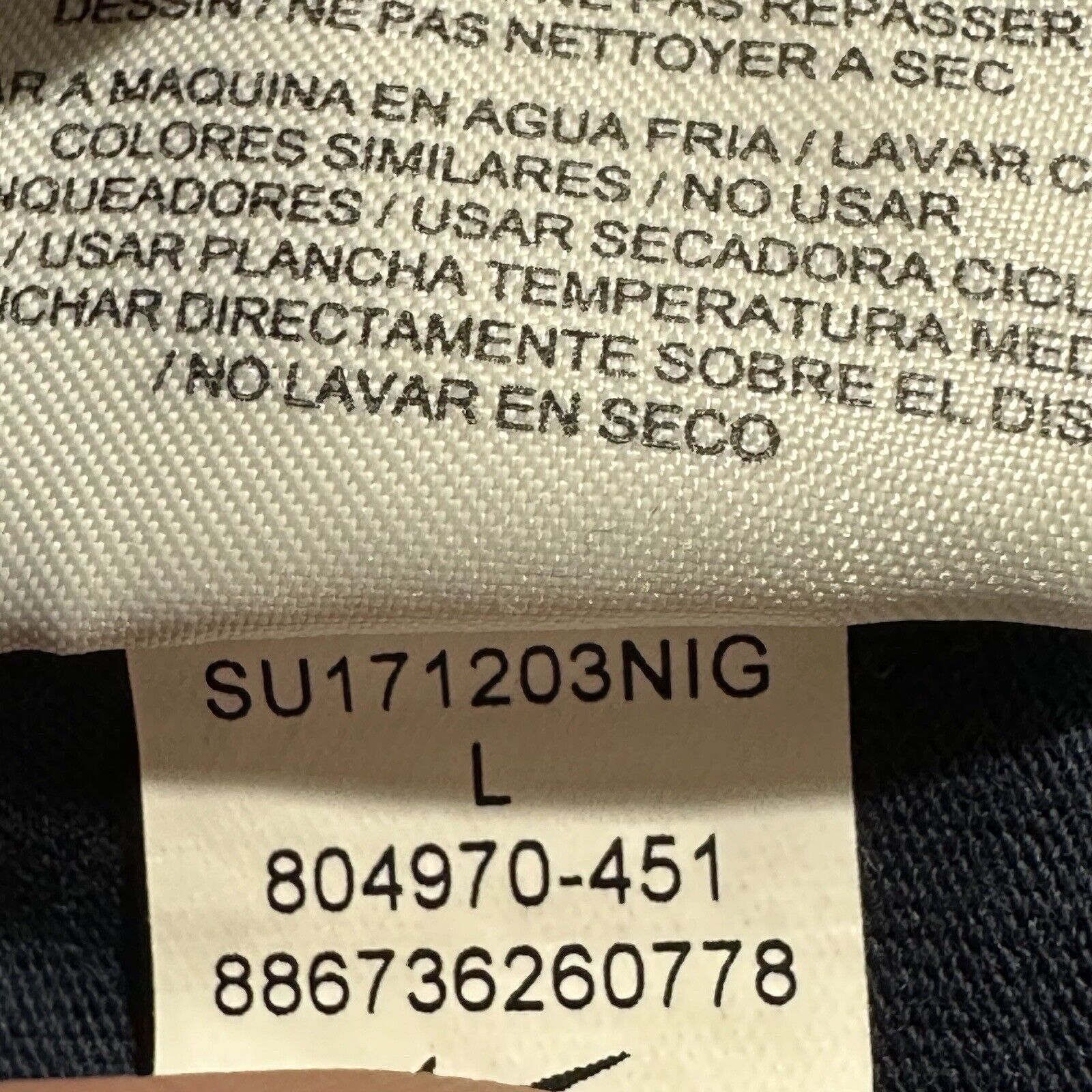 Nike Nike Large Athletic Cut Navy Graphic T Shirt Spellout Logo Size US L / EU 52-54 / 3 - 13 Thumbnail