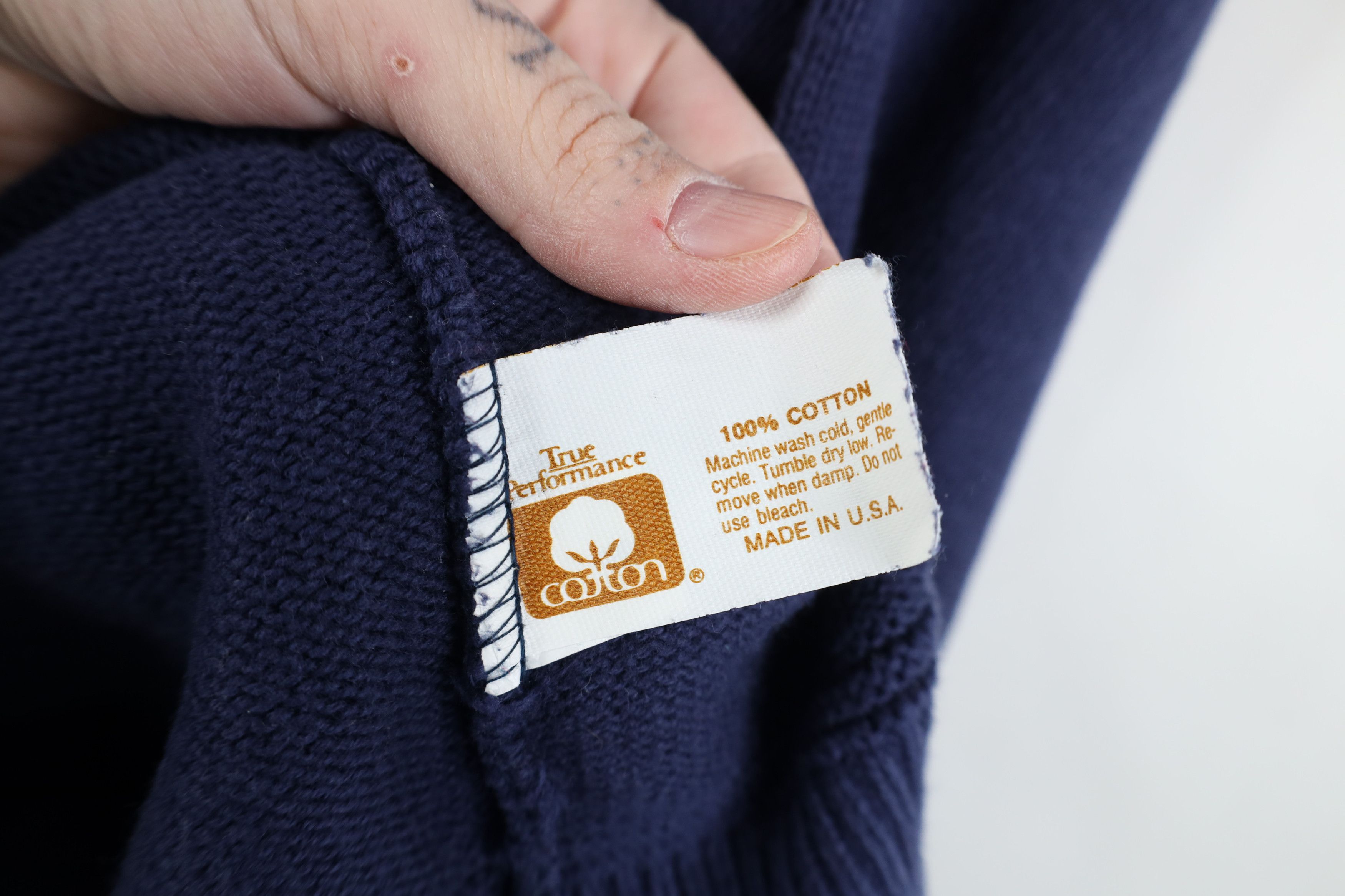 Vintage Vintage 90s Streetwear Golfing Knit Crewneck Sweater Blue Size US XL / EU 56 / 4 - 10 Thumbnail