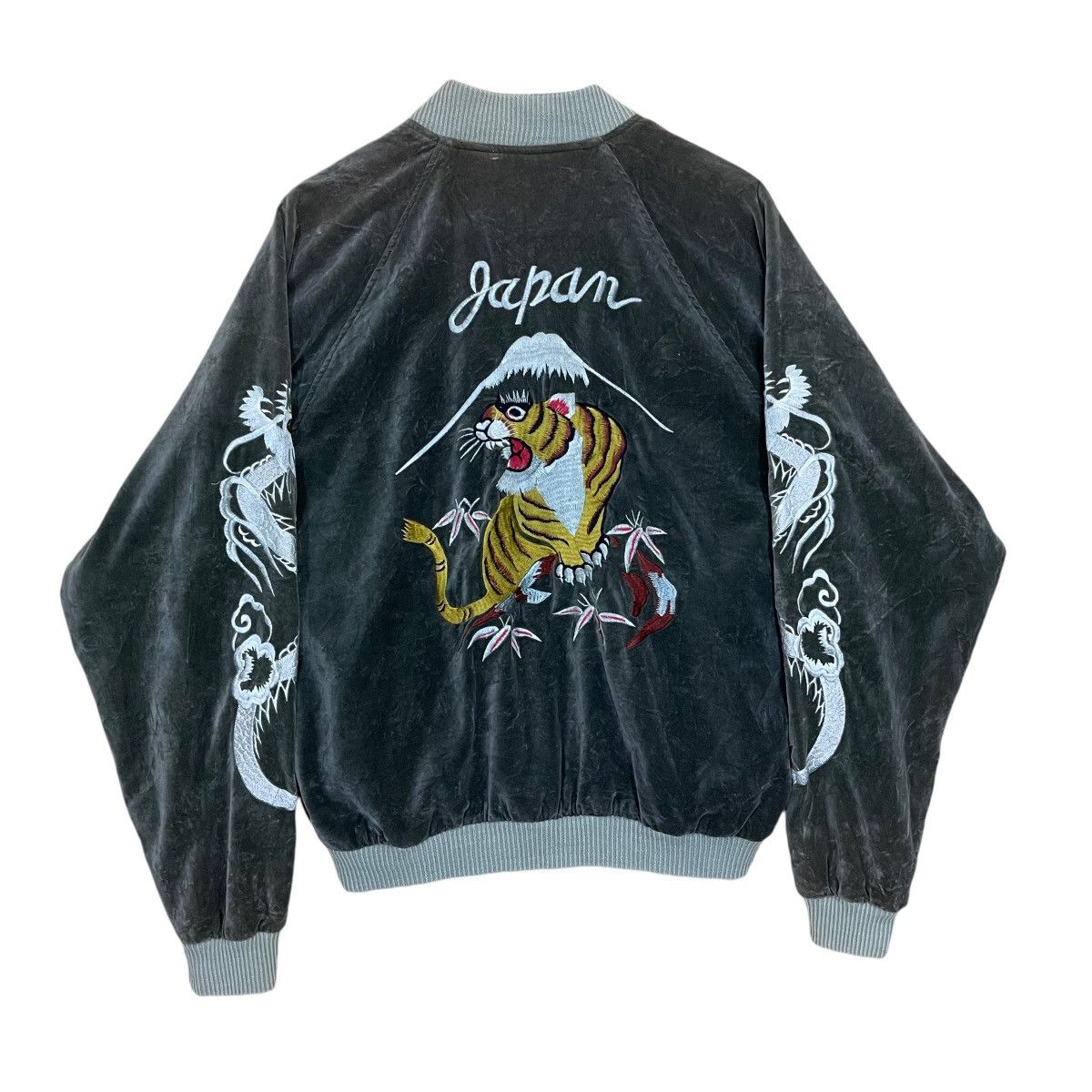 Japanese Brand × Vintage Vintage Sukajan Tiger Reversible Jacket Japanese Size US M / EU 48-50 / 2 - 5 Thumbnail