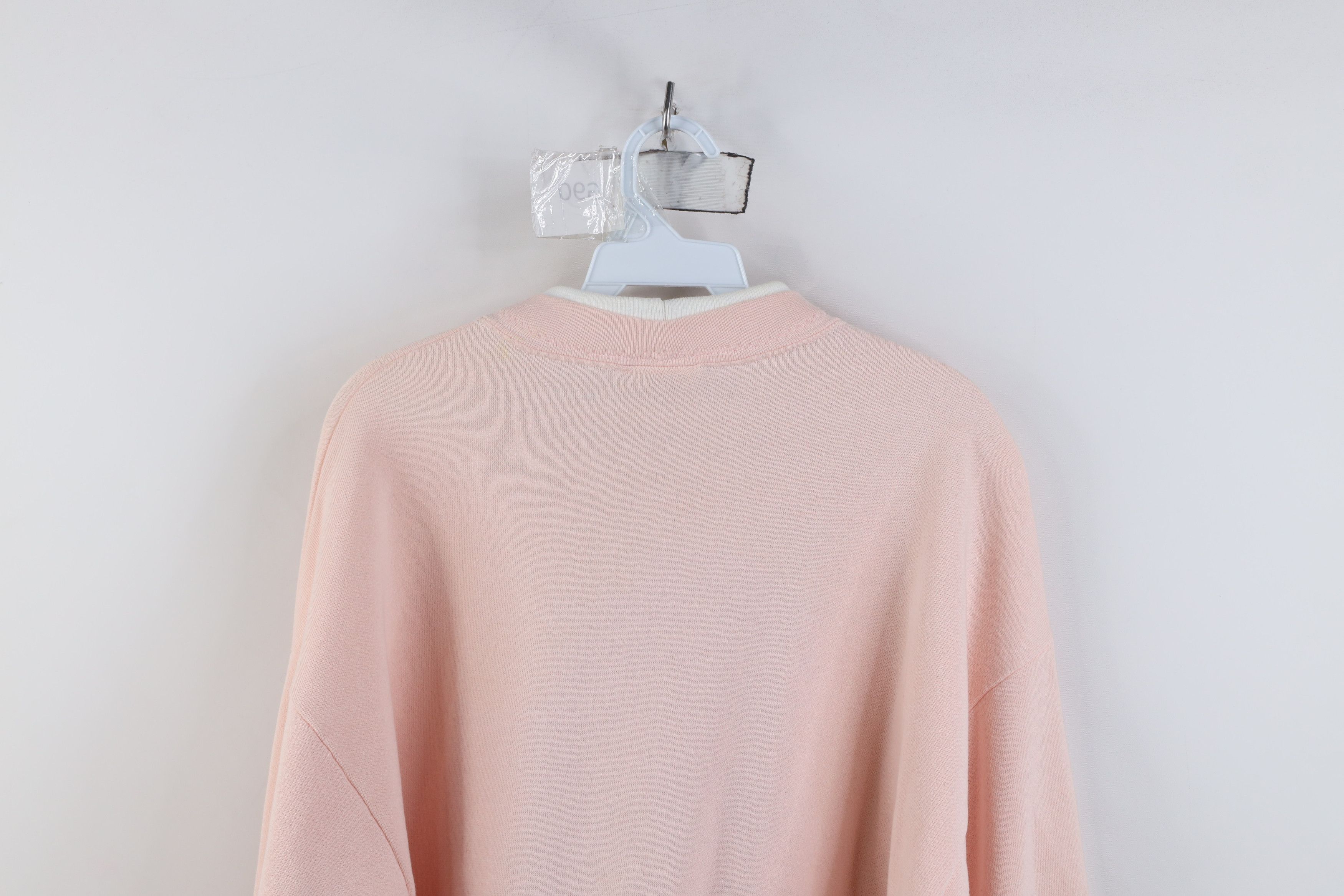 Vintage Vintage 90s Streetwear Butterfly Layered Sweatshirt Pink Size L / US 10 / IT 46 - 14 Thumbnail