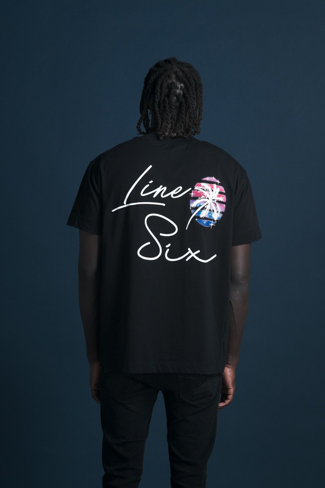 Other Linesix Clothing Black Palm Tree Print Shirt Size US L / EU 52-54 / 3 - 2 Thumbnail