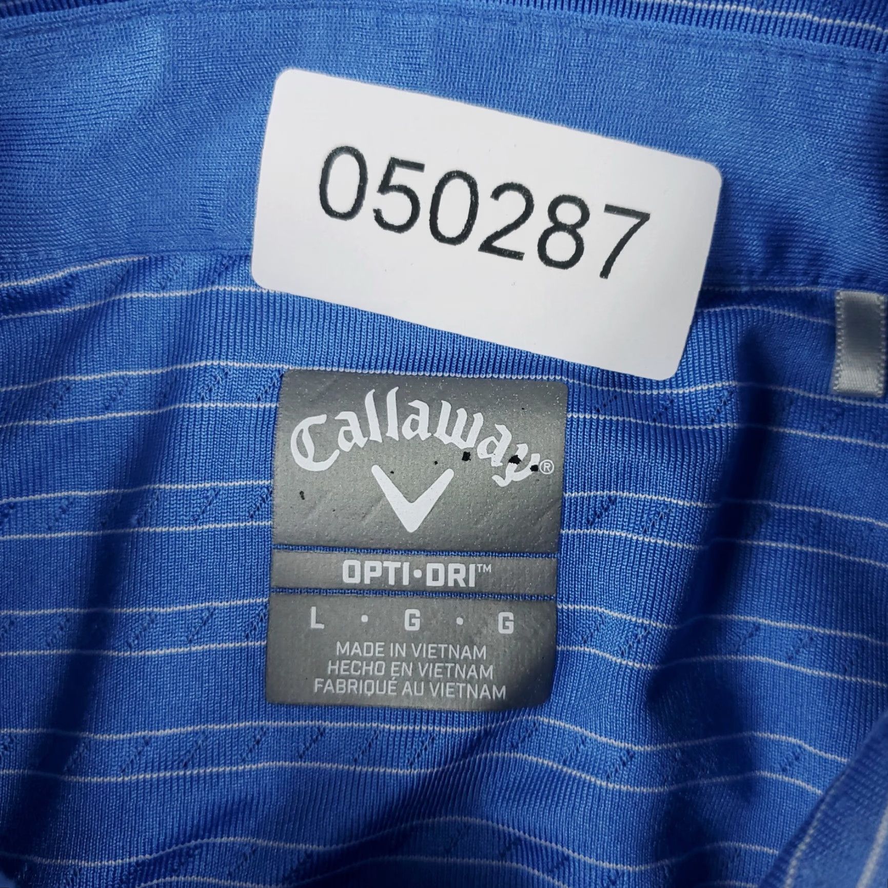 Callaway Callaway Polo Shirt Mens Large Blue Striped Opti Dri Fit Golf Short Sleeve Polo Shirt Mens Large Blue Striped Opti Dri Fit Golf Short Sleeve Size US L / EU 52-54 / 3 - 7 Thumbnail