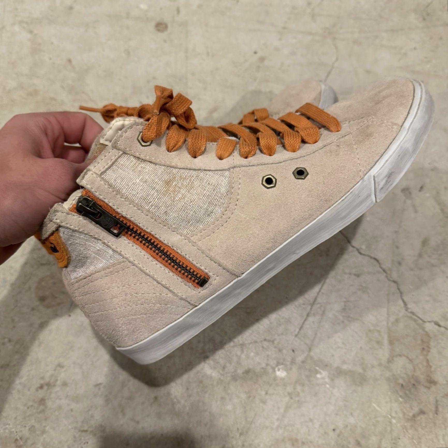 Timberland Timberland Glastenbury 8230B Womens 9.5 Beige Leather Sneakers Lace Up Trainers Size US 10 / IT 40 - 4 Thumbnail